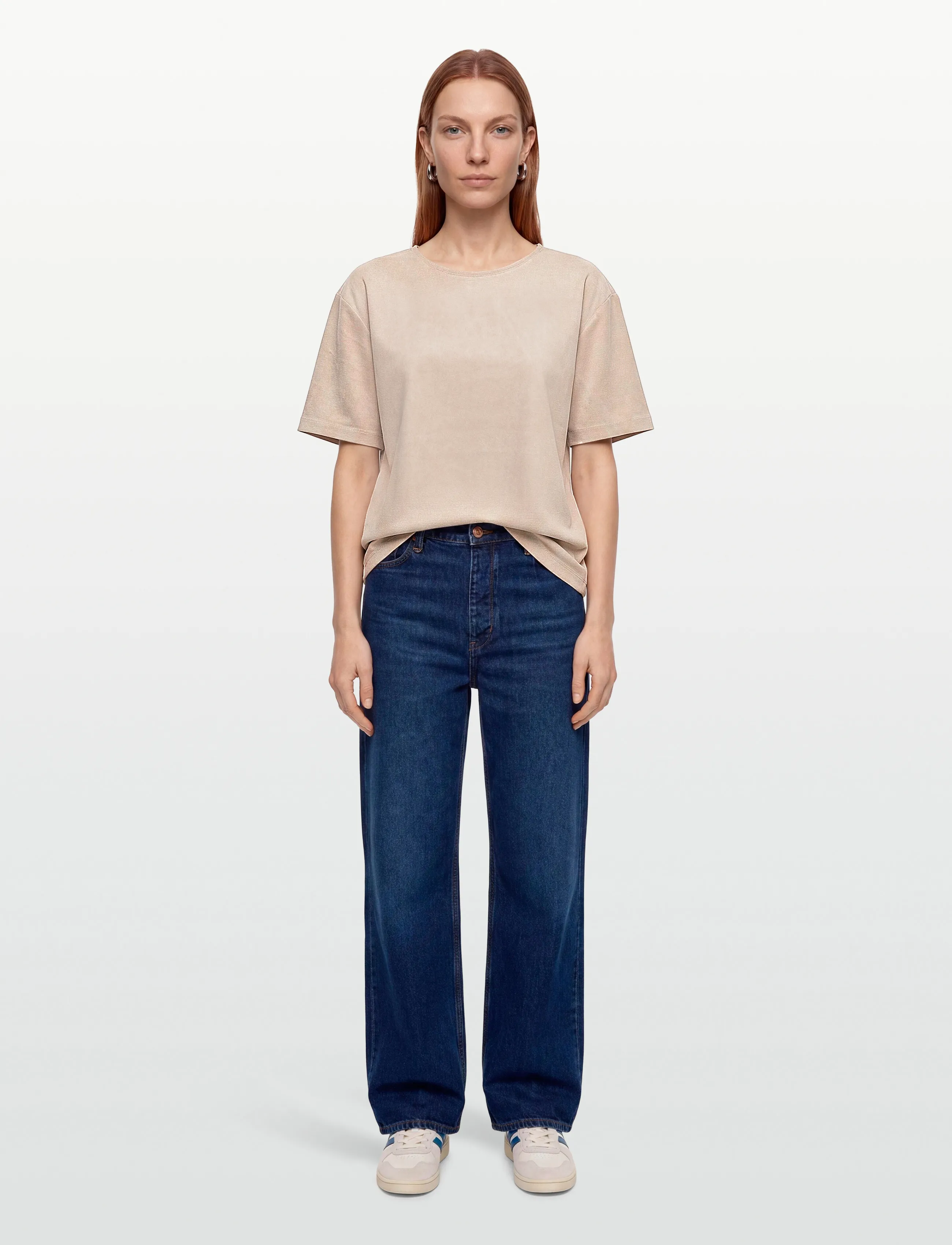 FREE/QUENT Fqmimi-Blouse, XS, Blouses, Beige - Short-sleeved, Frauen