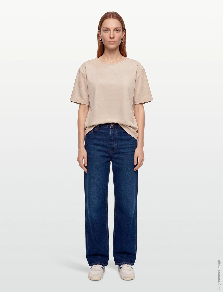 FREE/QUENT - FQMIMI-BLOUSE - kurzärmelige blusen - moonbeam - 0