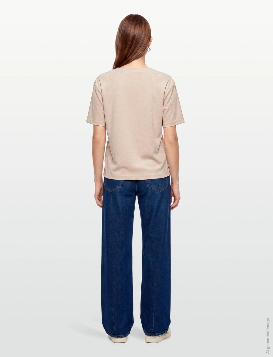FREE/QUENT - FQMIMI-BLOUSE - kurzärmelige blusen - moonbeam - 4