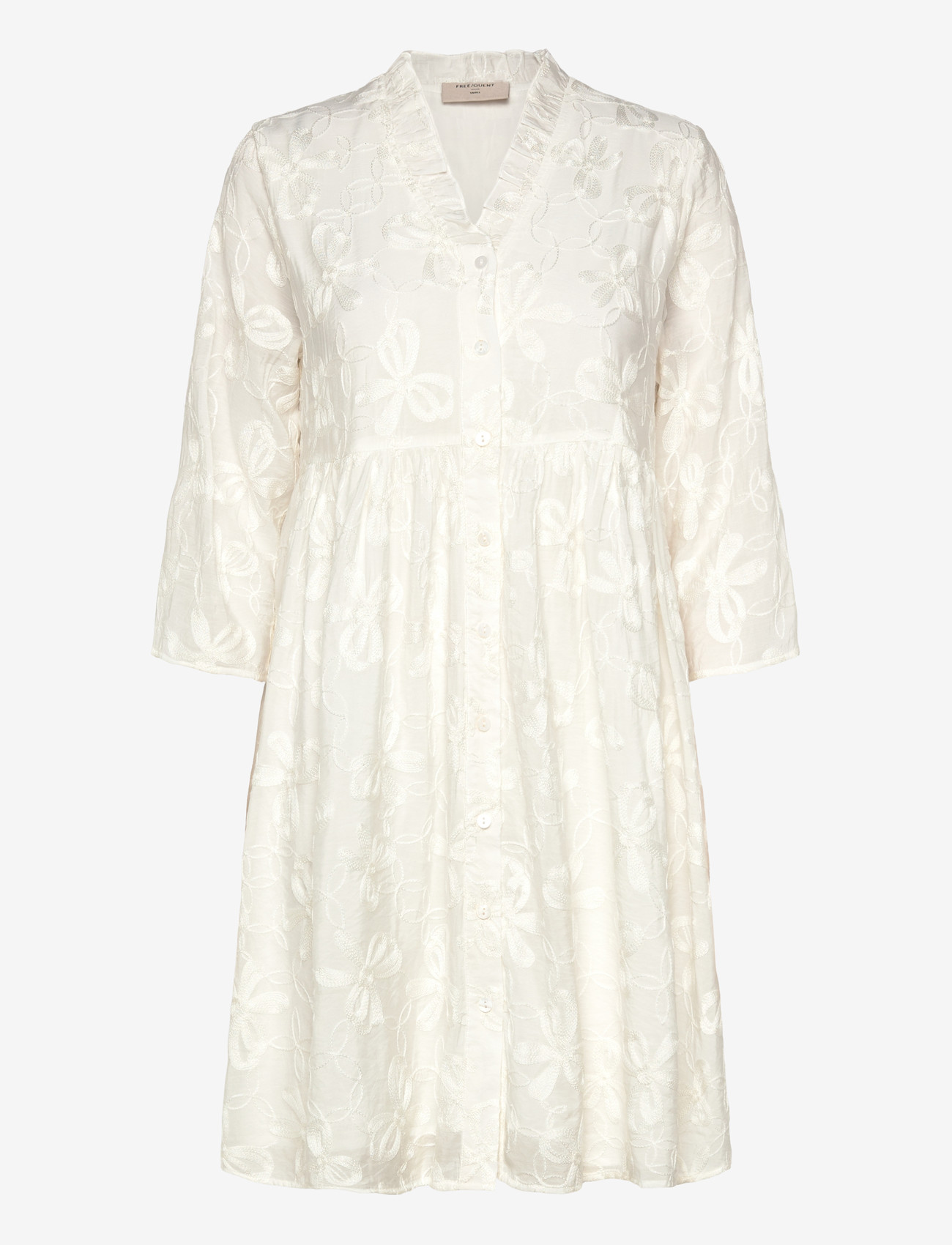 FREE/QUENT - FQRANDY-DRESS - sommerkleider - star off-white - 1