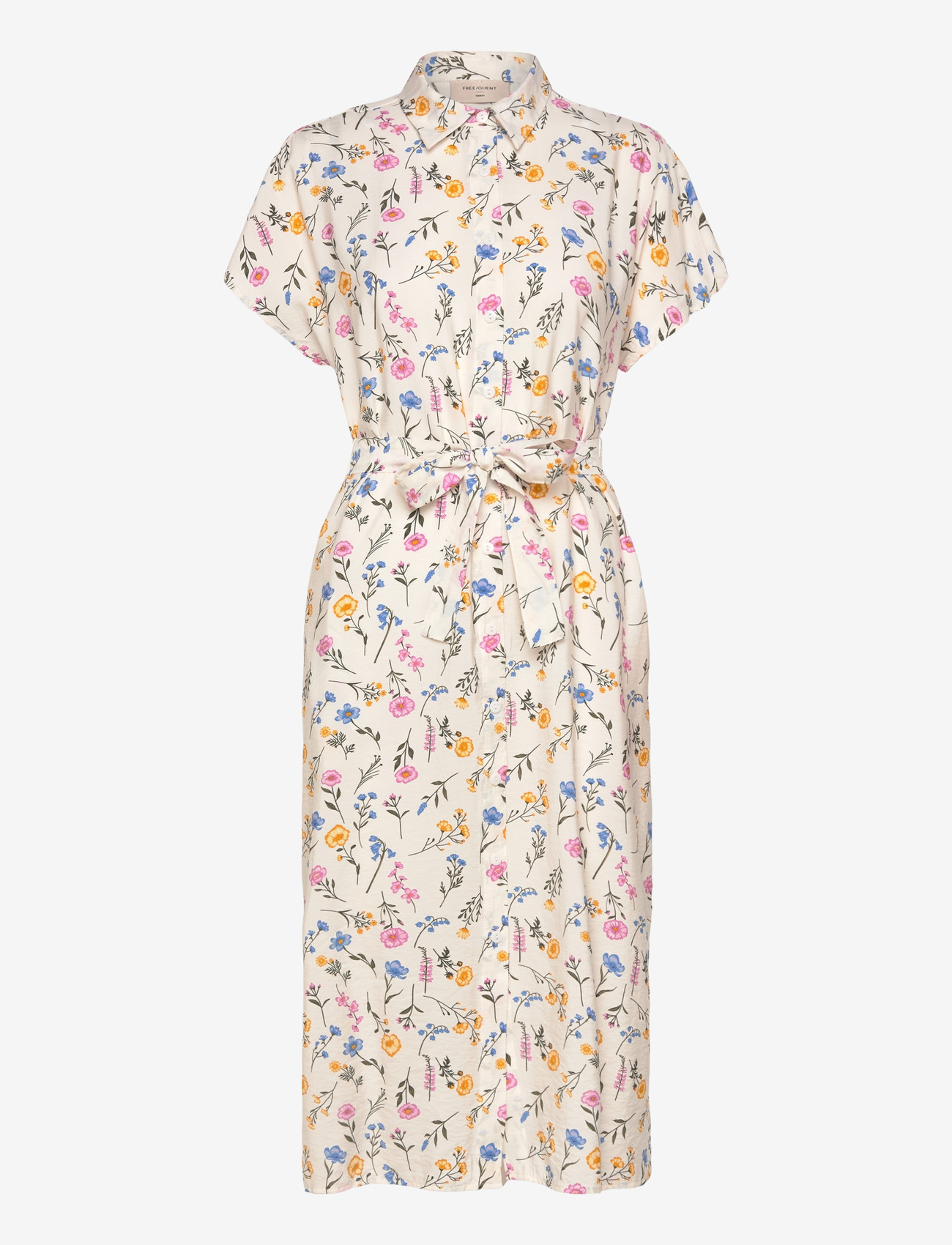 FREE/QUENT - FQMOLLI-DRESS - sommerkjoler - star off-white w. golden haze - 1