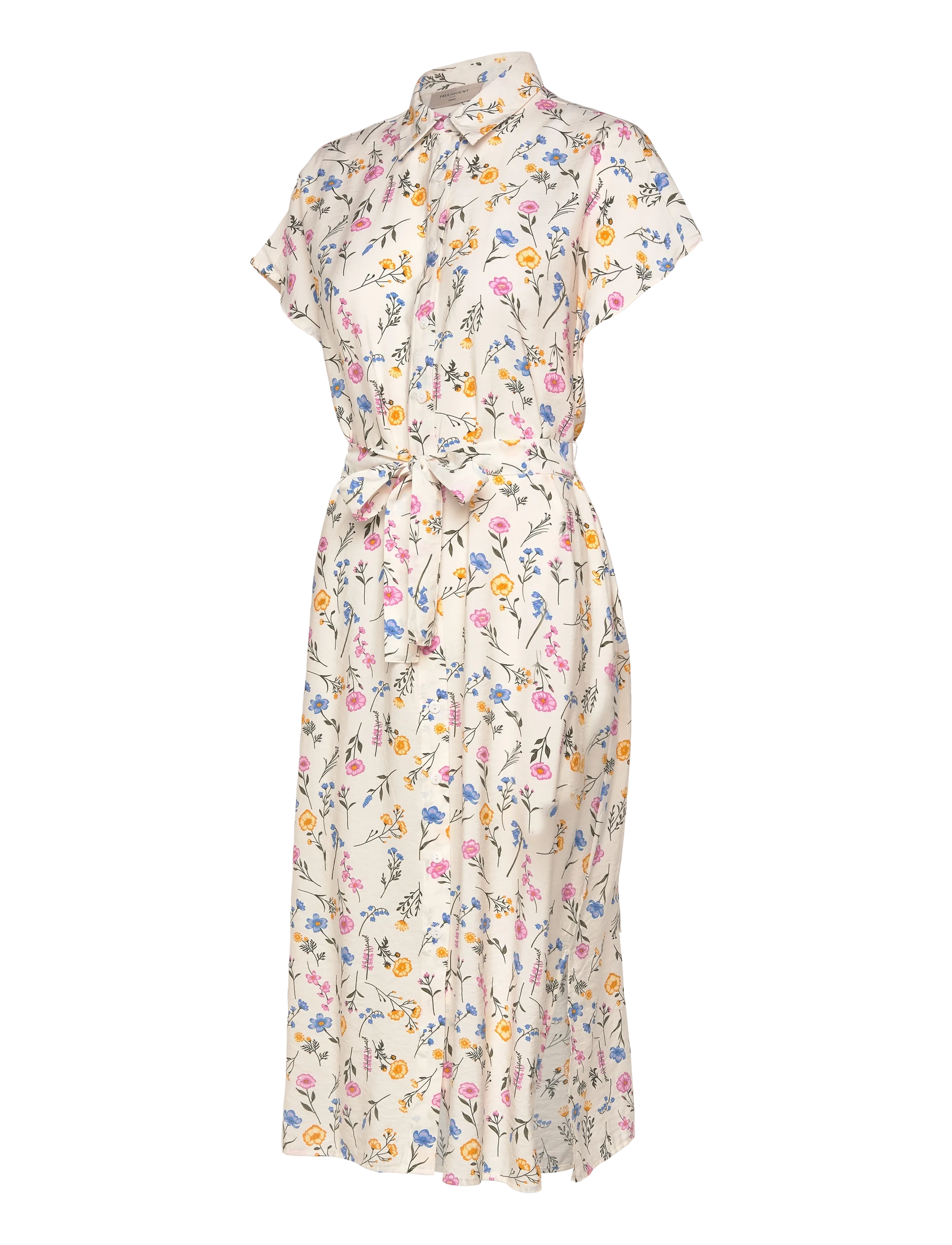 FREE/QUENT - FQMOLLI-DRESS - suvekleidid - star off-white w. golden haze - 4