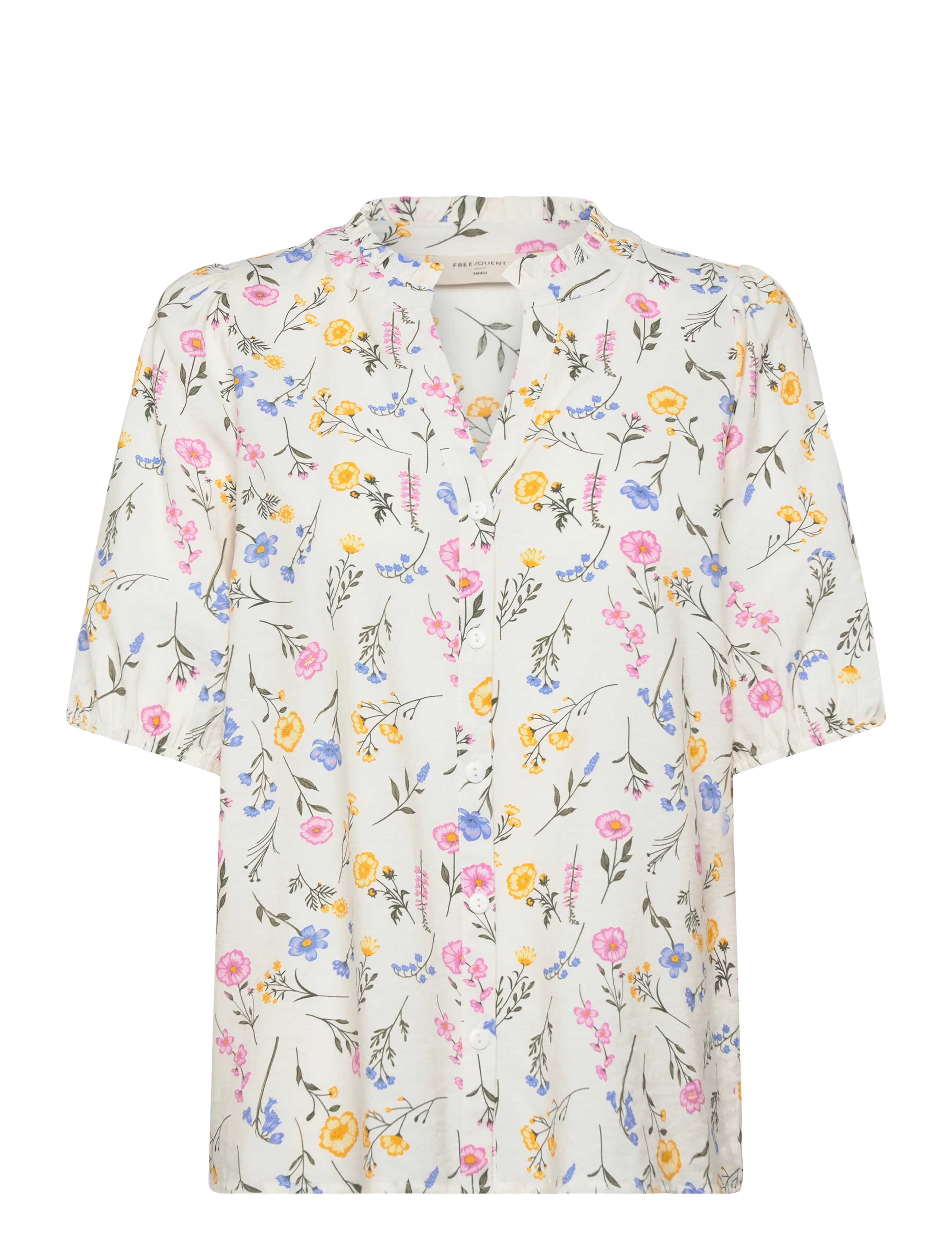 FREE/QUENT FQMOLLI-SHIRT - Modern femininity - STAR OFF-WHITE W. GOLDEN HAZE / pink/rose