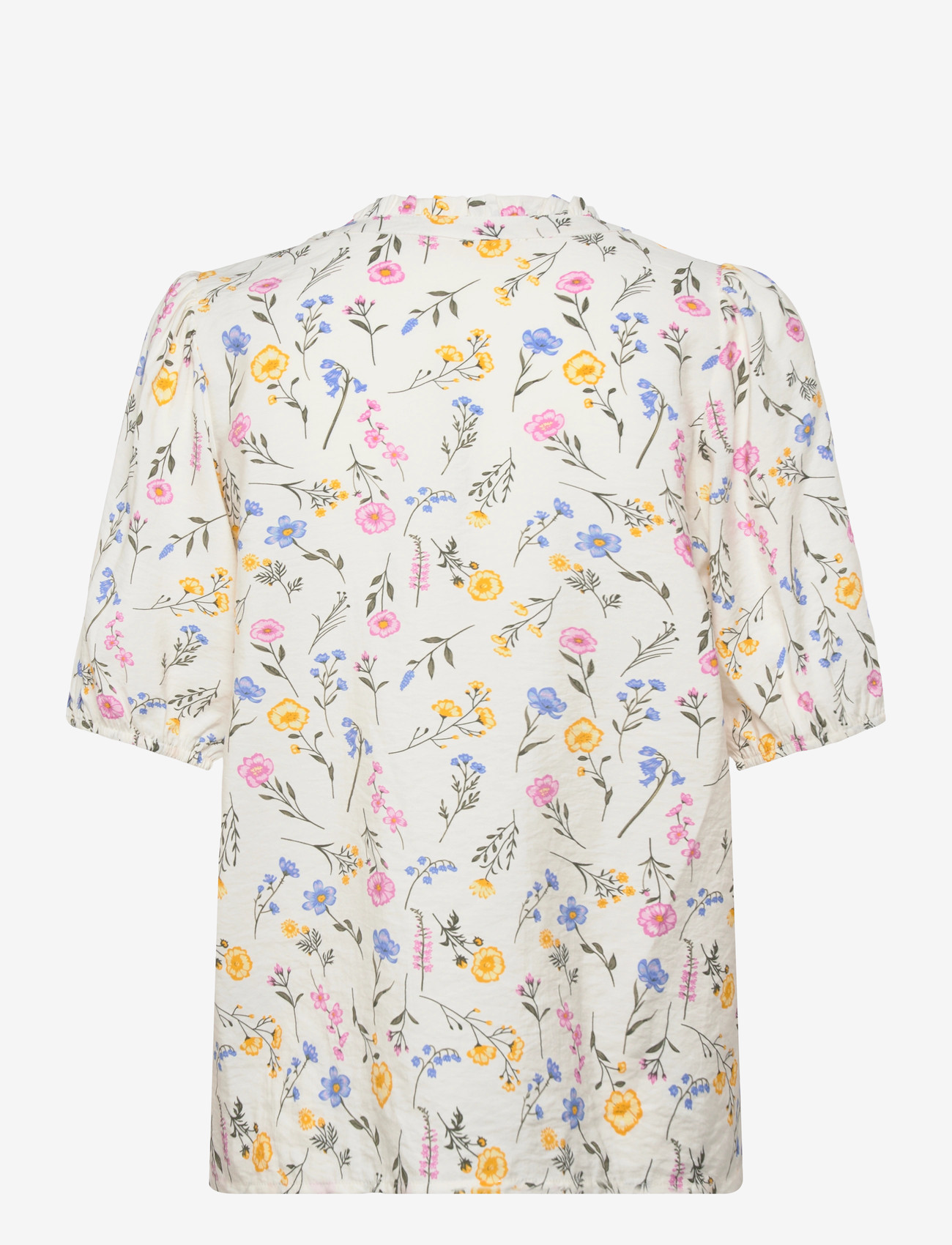 FREE/QUENT - FQMOLLI-SHIRT - star off-white w. golden haze - 2