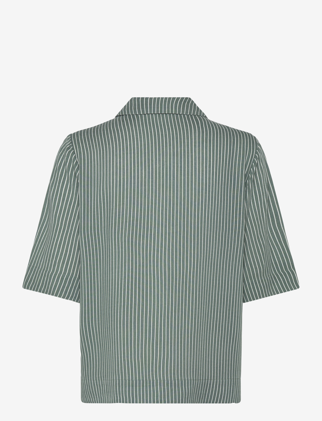 FREE/QUENT - FQSAVA-BLOUSE - bluzki krotkim rekawem - dark forest w. star off-white - 2