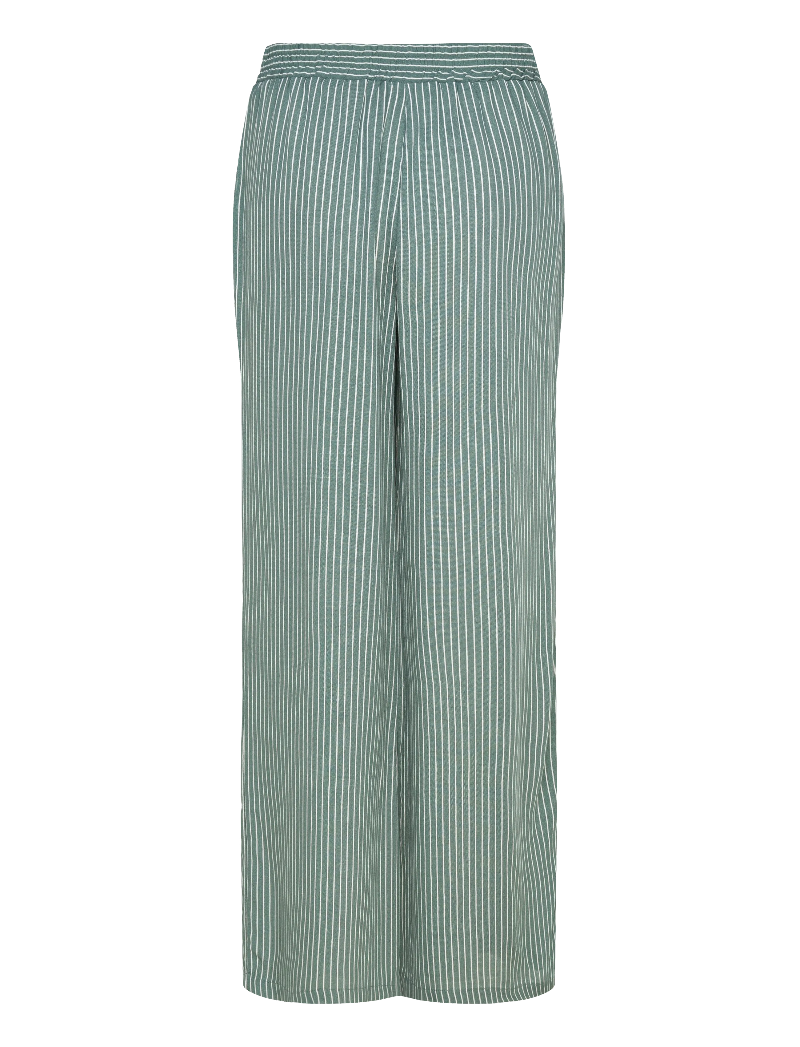 FREE/QUENT - FQSAVA-PANTS - laia säärega püksid - dark forest w. star off-white - 2