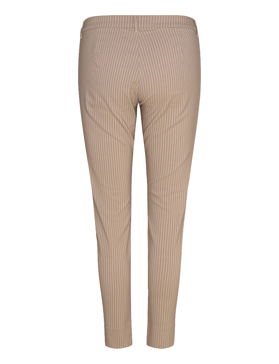 FREE/QUENT - FQREX-PANTS - raka byxor - silver mink w. star off-white - 2