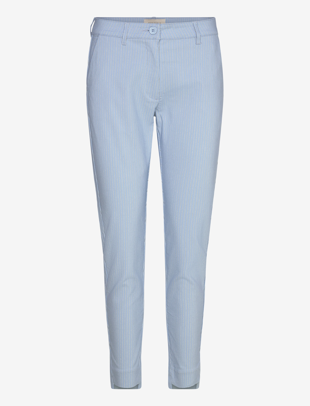 FREE/QUENT - FQREX-PANTS - laveste priser - blue bell w. star off-white - 1