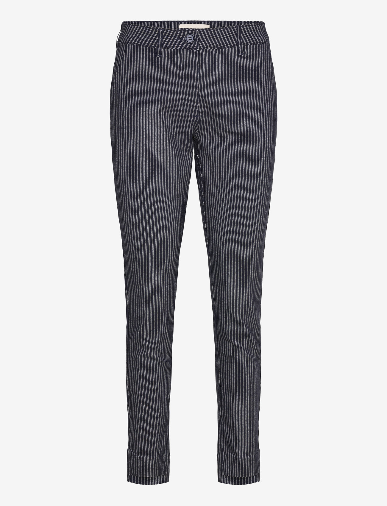 FREE/QUENT - FQREX-PANTS - raka byxor - navy blazer w. star off-white - 0