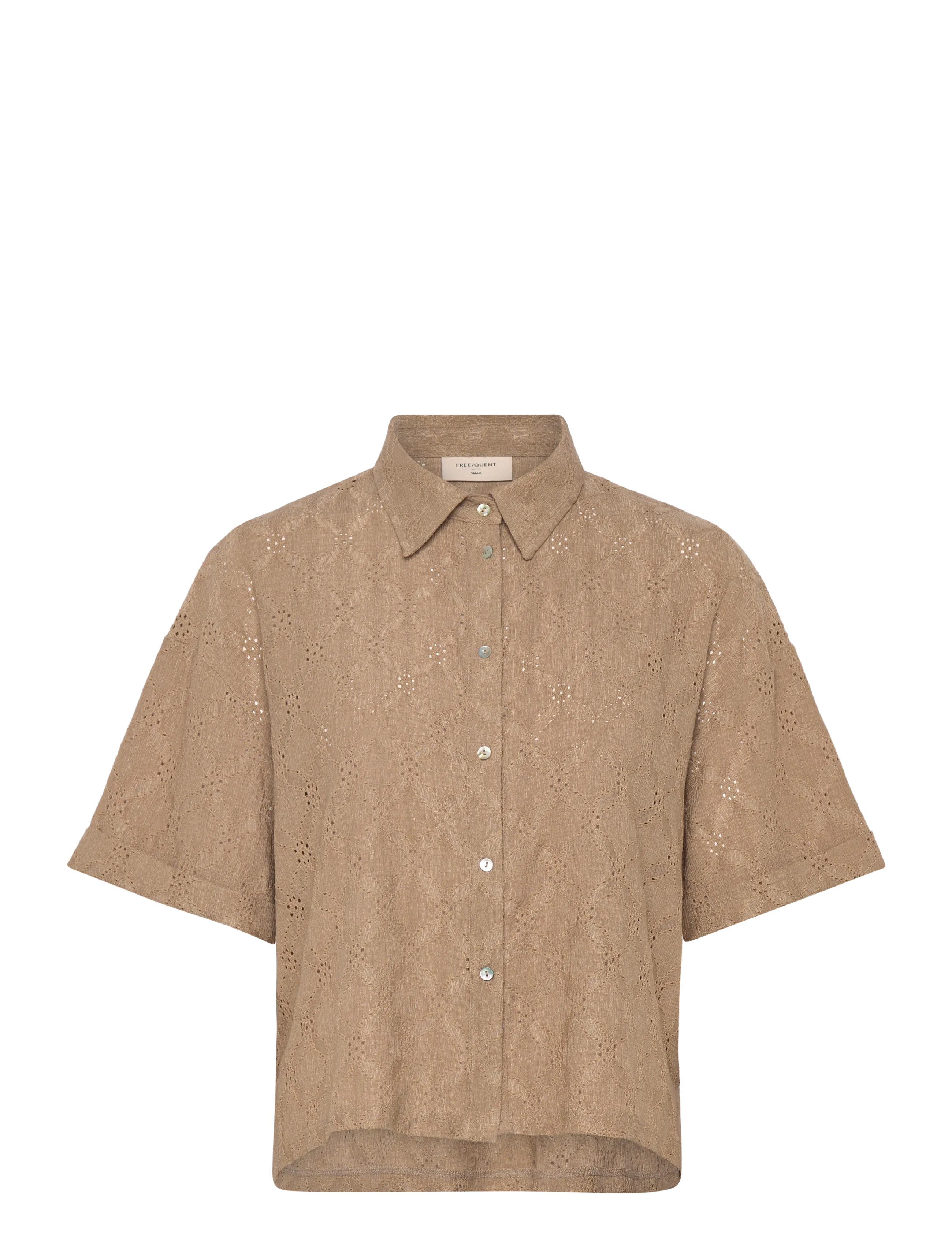 FREE/QUENT FQMIRNA-SHIRT - Bluser & Skjorter - SILVER MINK / beige