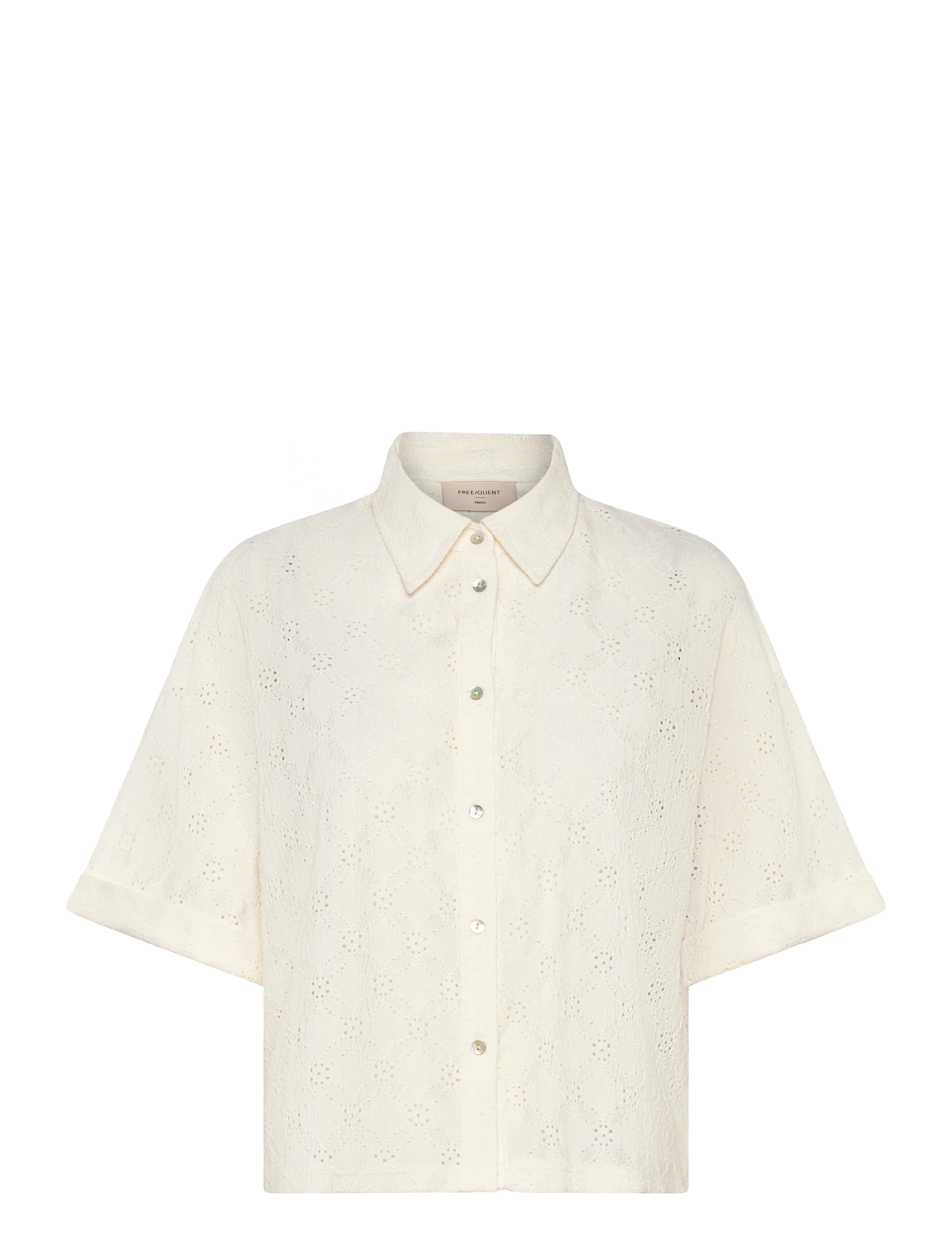 FREE/QUENT FQMIRNA-SHIRT - Modetrends - STAR OFF-WHITE / cream