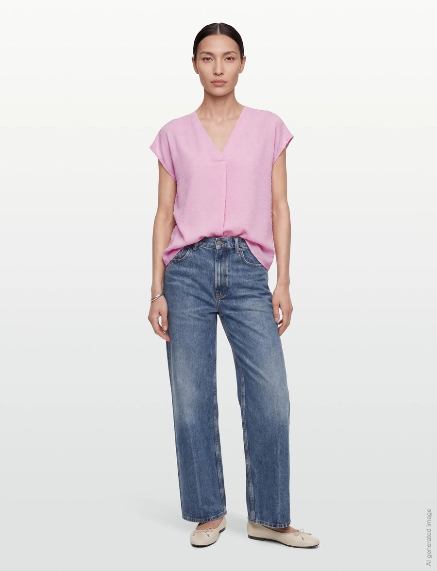 FREE/QUENT - FQKALYA-BLOUSE - kurzärmelige blusen - sweet lilac - 0