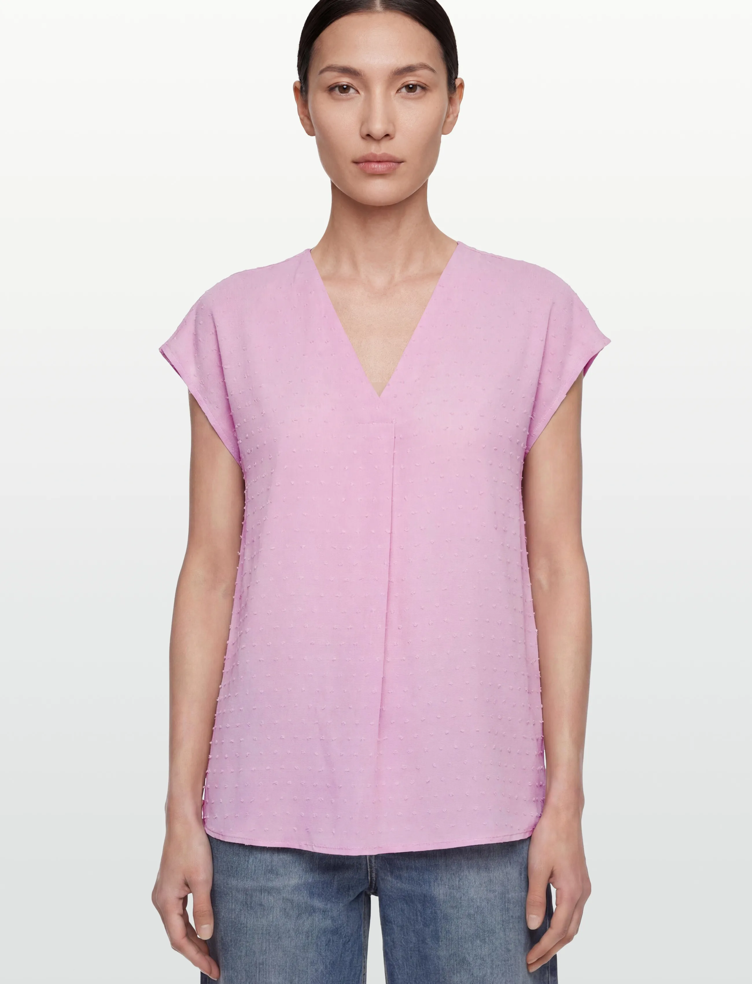 FREE/QUENT - FQKALYA-BLOUSE - lühikeste varrukatega pluusid - sweet lilac - 3