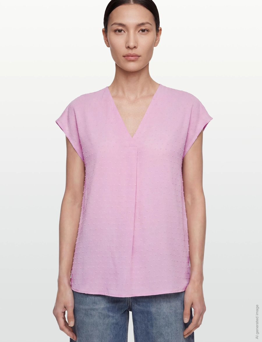 FREE/QUENT - FQKALYA-BLOUSE - kurzärmelige blusen - sweet lilac - 3