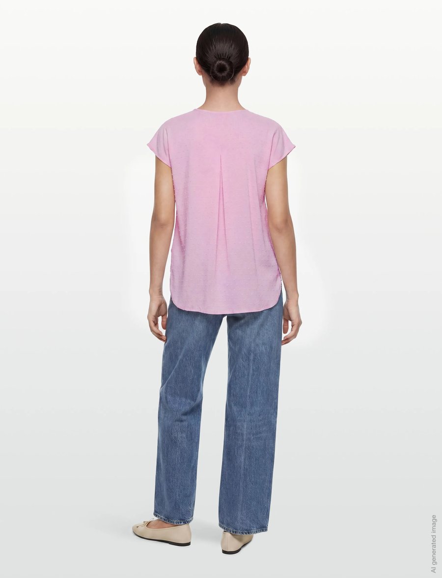 FREE/QUENT - FQKALYA-BLOUSE - kurzärmelige blusen - sweet lilac - 4