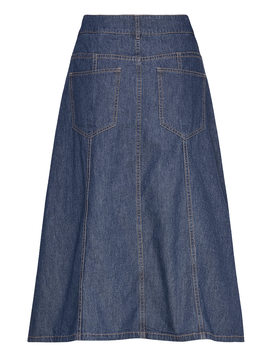 FREE/QUENT - Skirt from Freequent - jeansröcke - medium blue denim - 2