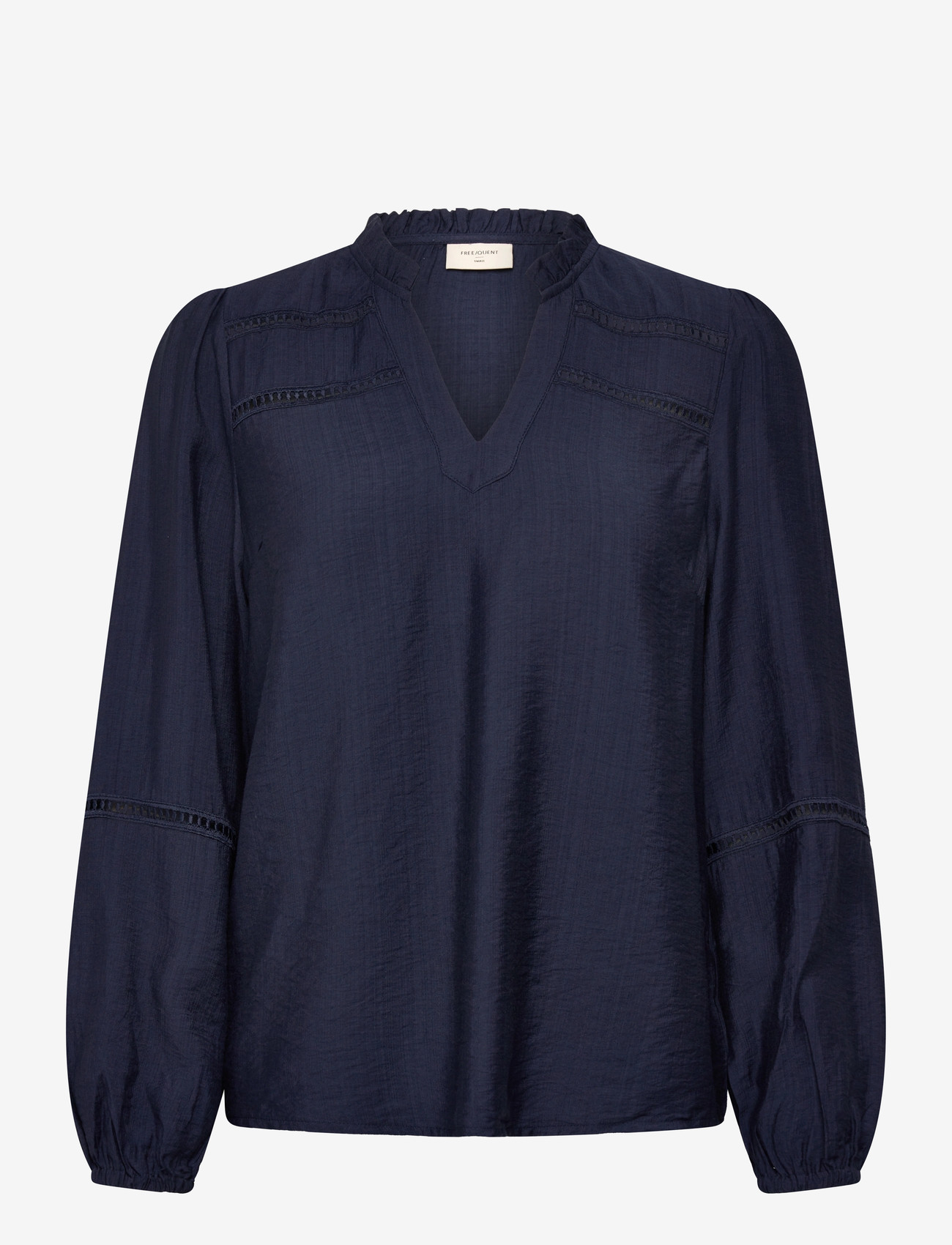 FREE/QUENT - FQANTINA-BLOUSE - pikkade varrukatega pluusid - navy blazer - 0