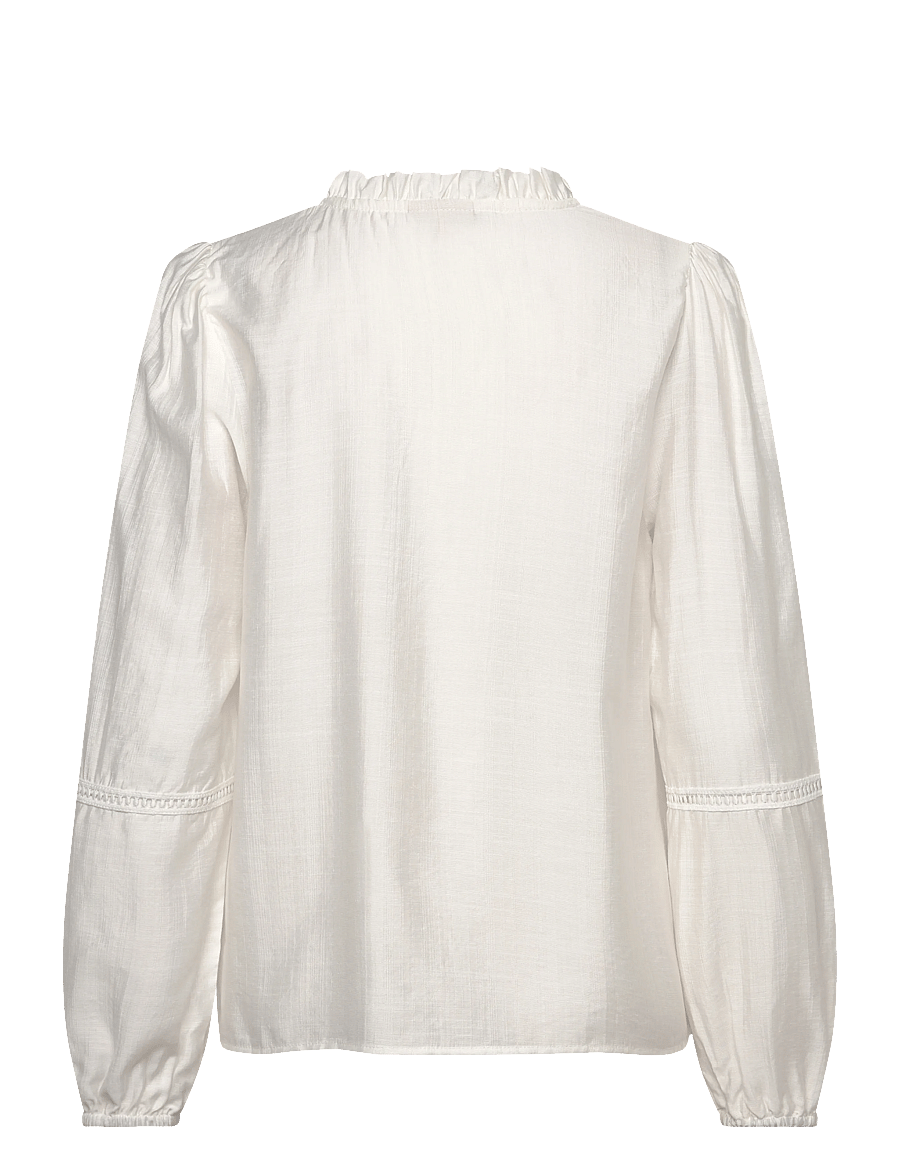 FREE/QUENT - FQANTINA-BLOUSE - långärmade blusar - star off-white - 2