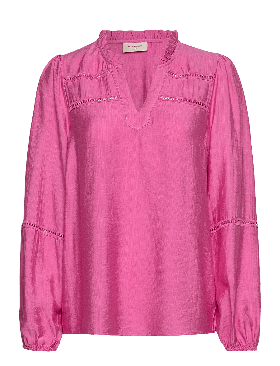FREE/QUENT - FQANTINA-BLOUSE - langärmelige blusen - wild orchid - 1
