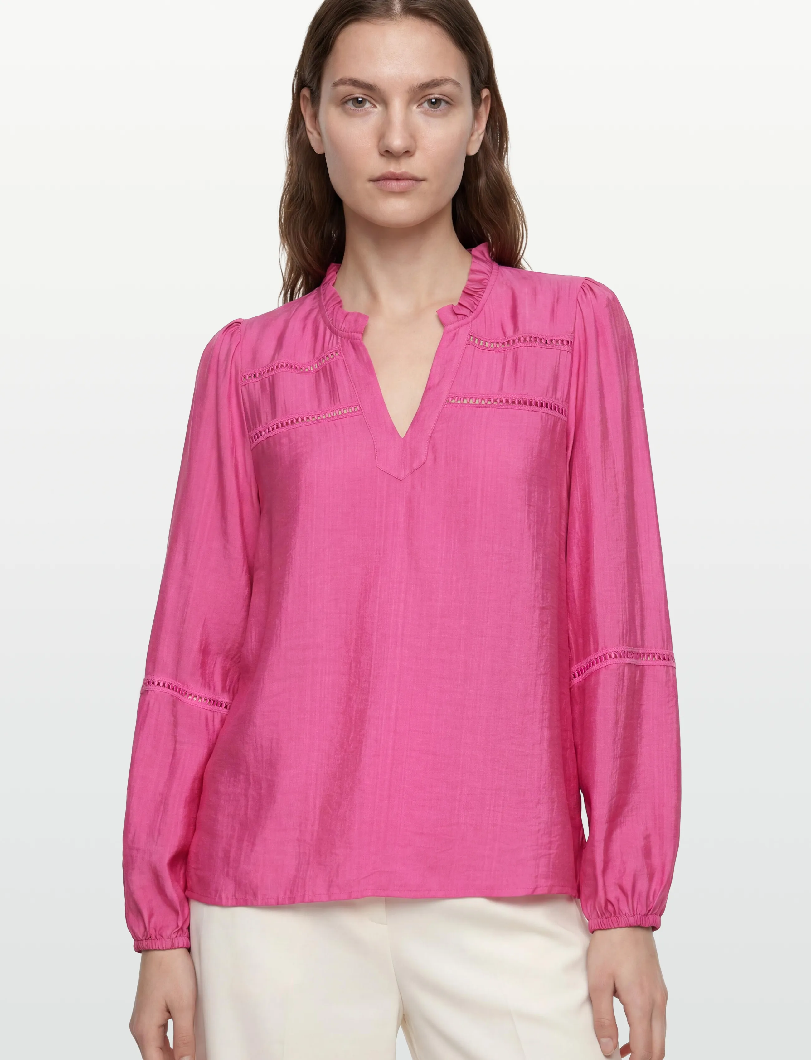 FREE/QUENT - FQANTINA-BLOUSE - langärmelige blusen - wild orchid - 3