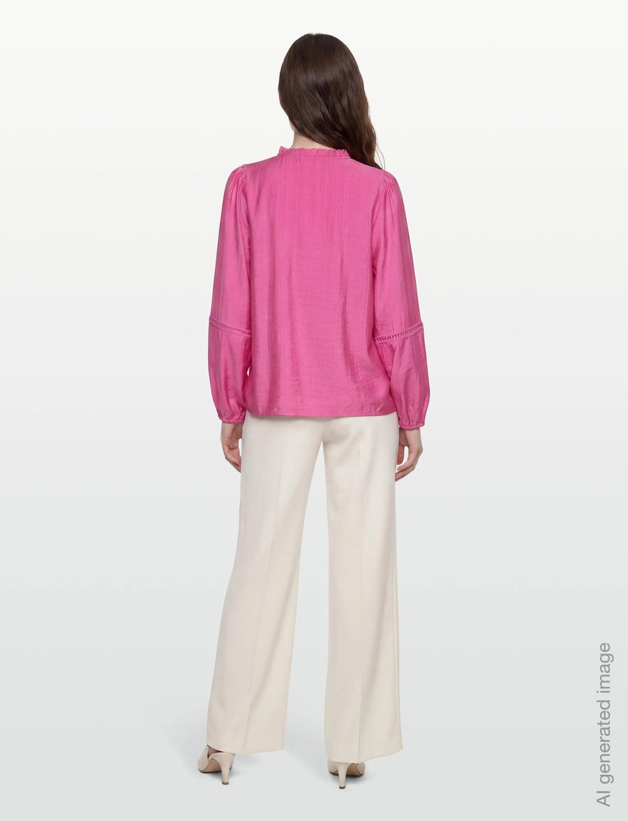FREE/QUENT - FQANTINA-BLOUSE - langärmelige blusen - wild orchid - 4