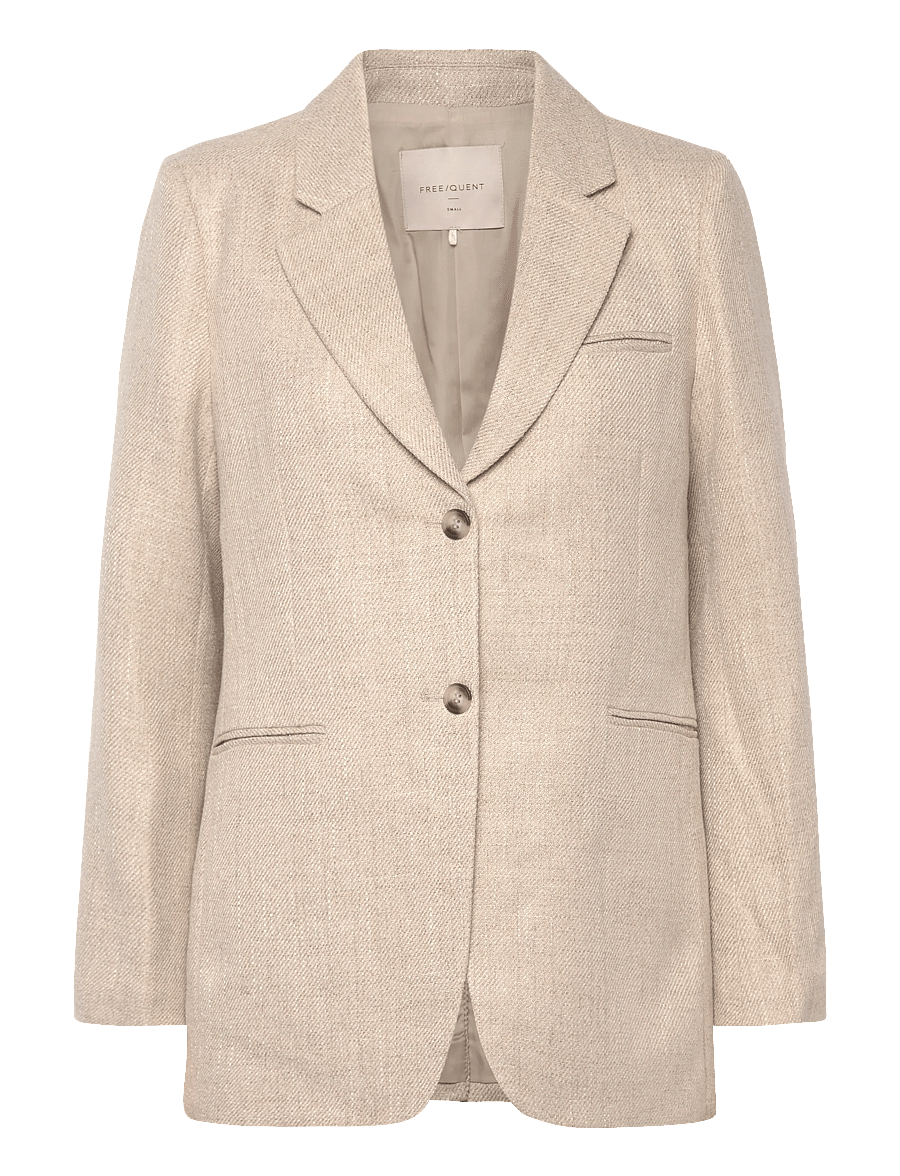 FREE/QUENT - FQLYDIA-BLAZER - enkelknäppta kavajer - sand melange - 1