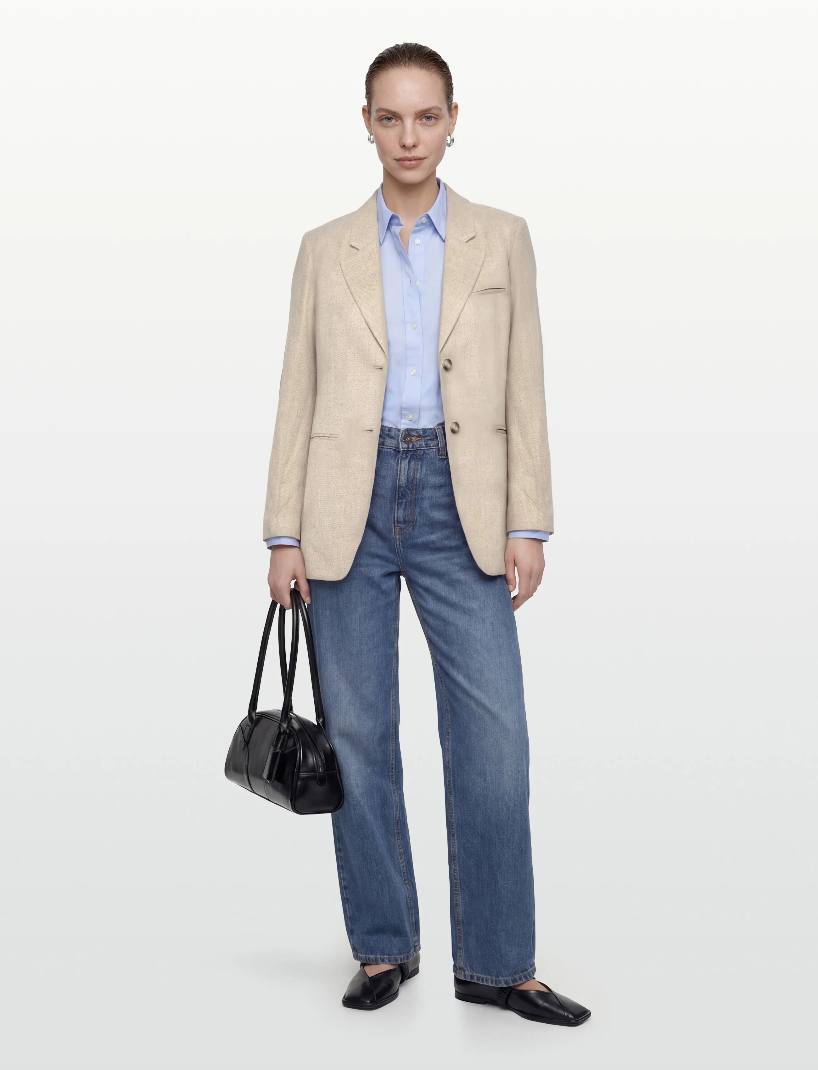 FREE/QUENT Fqlydia-Blazer, XS, Beige, Blazere > Enkeltradede Blazere, Dame