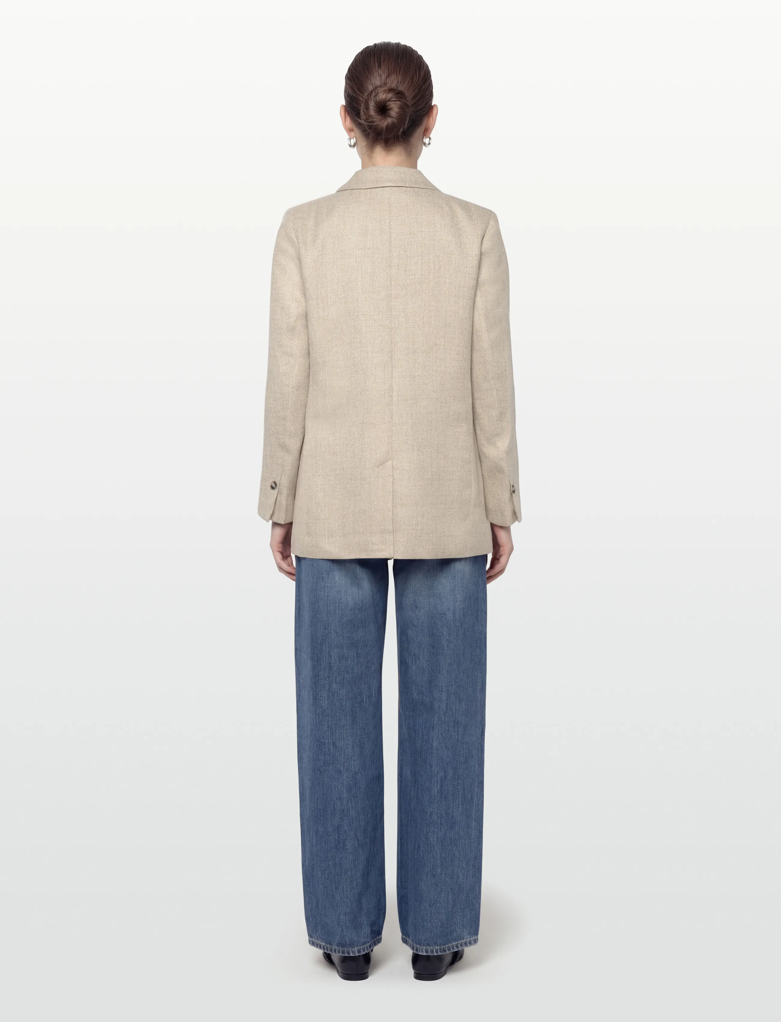FREE/QUENT - FQLYDIA-BLAZER - odzież imprezowa w cenach outletowych - sand melange - 4