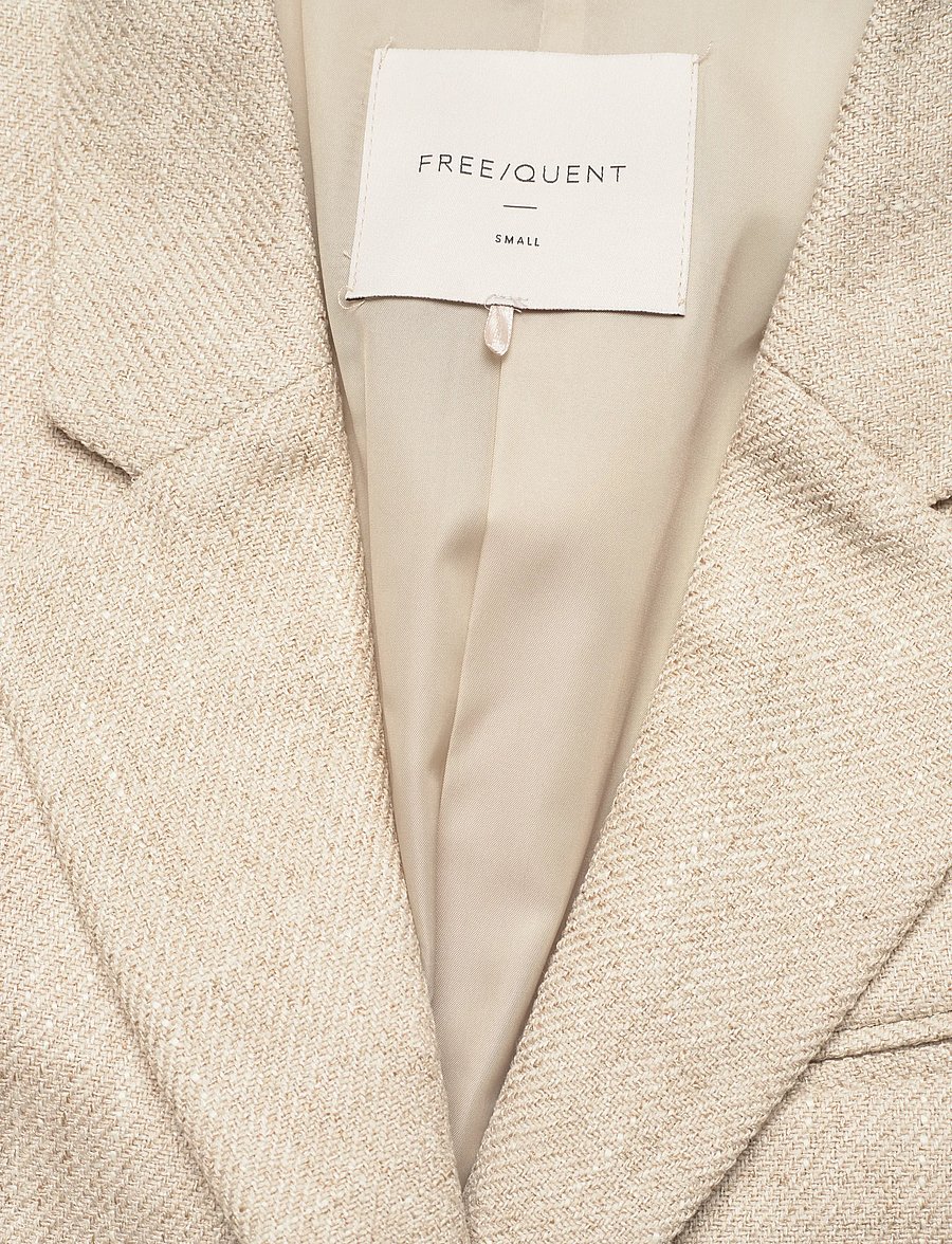 FREE/QUENT - FQLYDIA-BLAZER - enkelknäppta kavajer - sand melange - 5