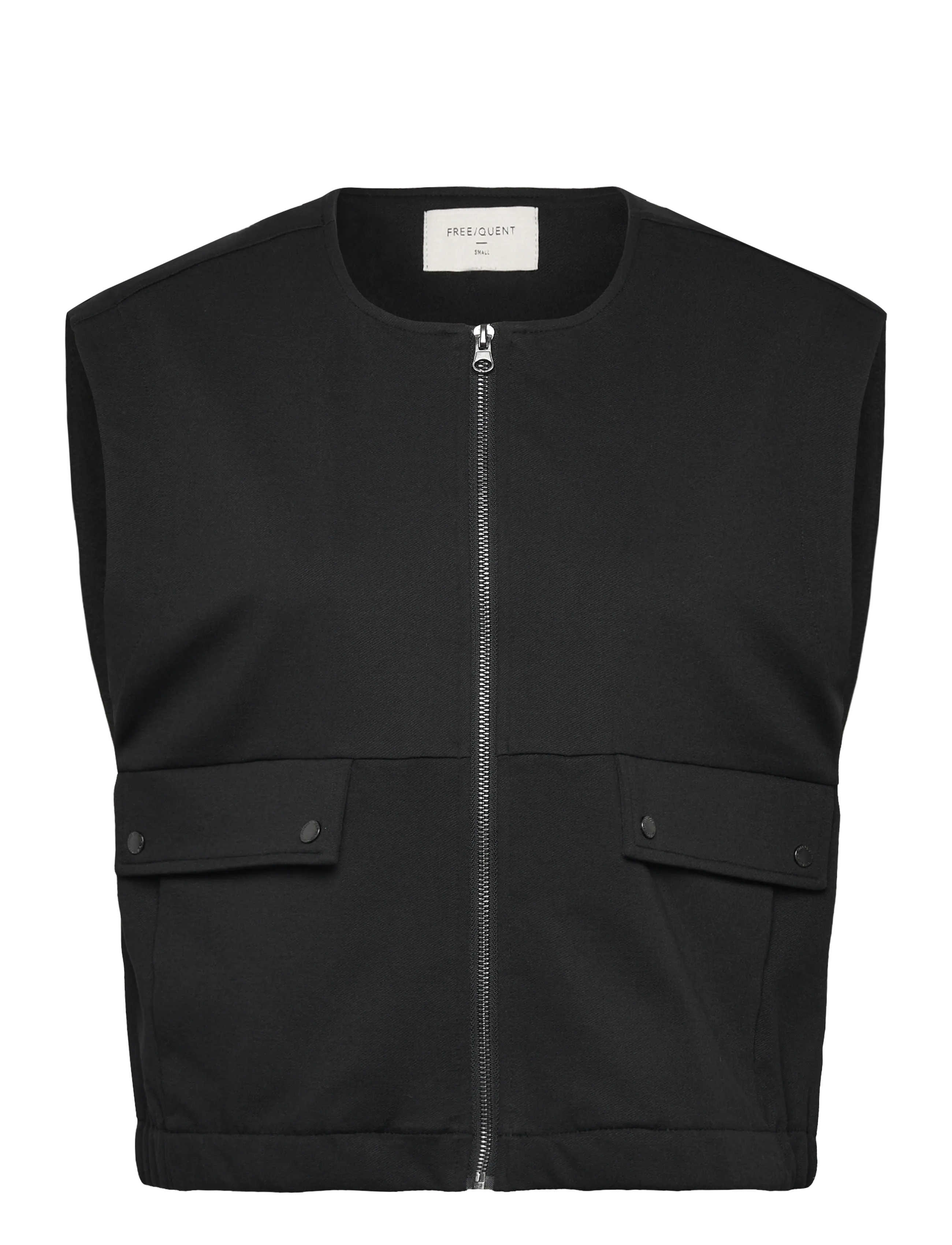 FREE/QUENT FQNANNI-WAISTCOAT - Uus - BLACK / black