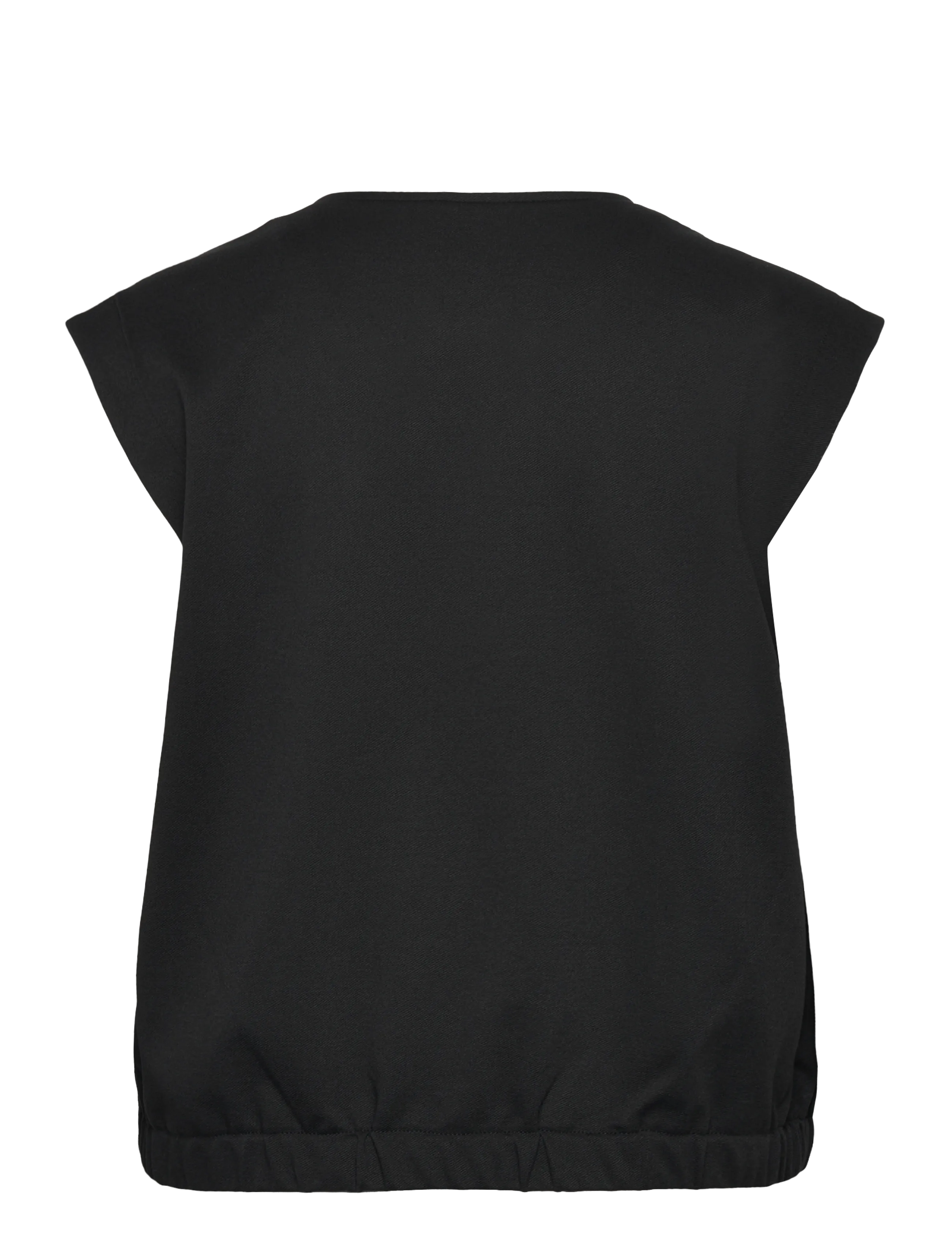 FREE/QUENT - FQNANNI-WAISTCOAT - forårsjakker - black - 2