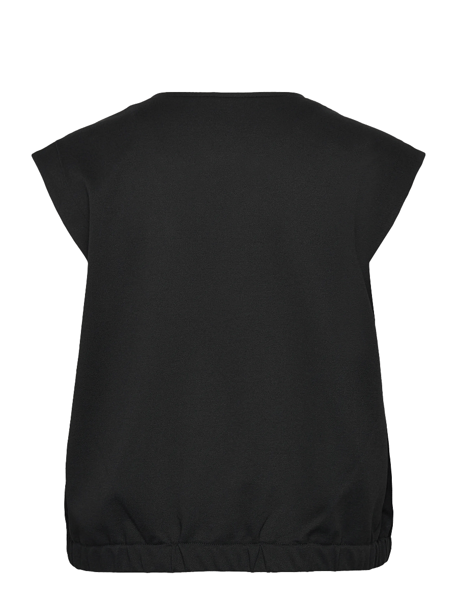FREE/QUENT - FQNANNI-WAISTCOAT - frühlingsjacken - black - 2
