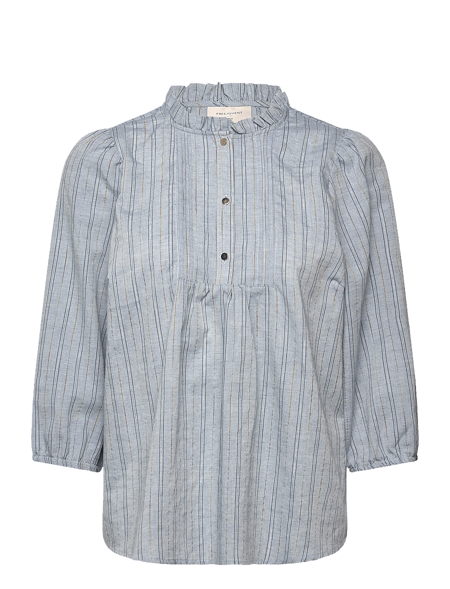 FREE/QUENT - FQNALEEN-BLOUSE - vintage indigo melange - 0