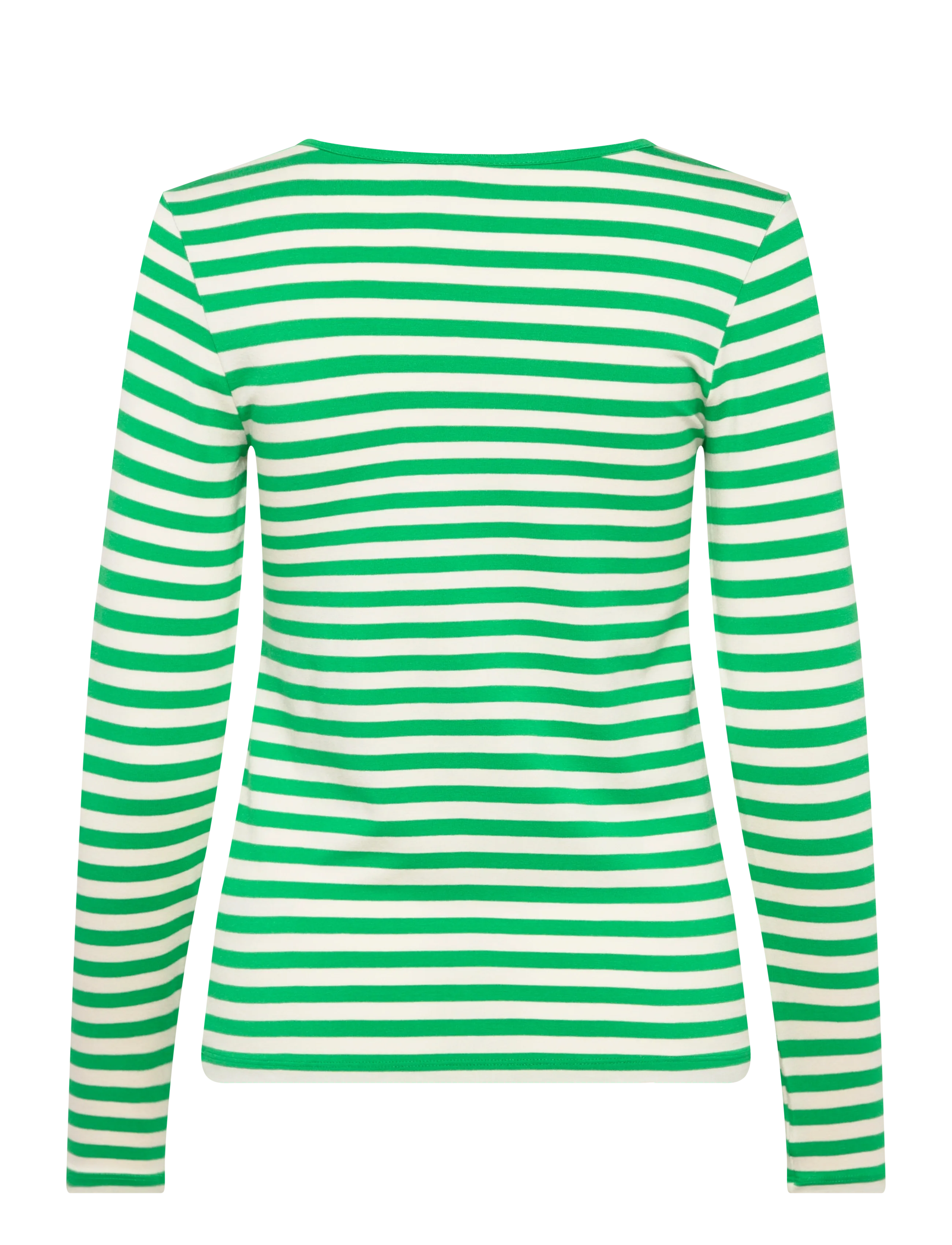 FREE/QUENT - FQLIANA-TEE - langärmlige tops - bright green w. star off-white - 2