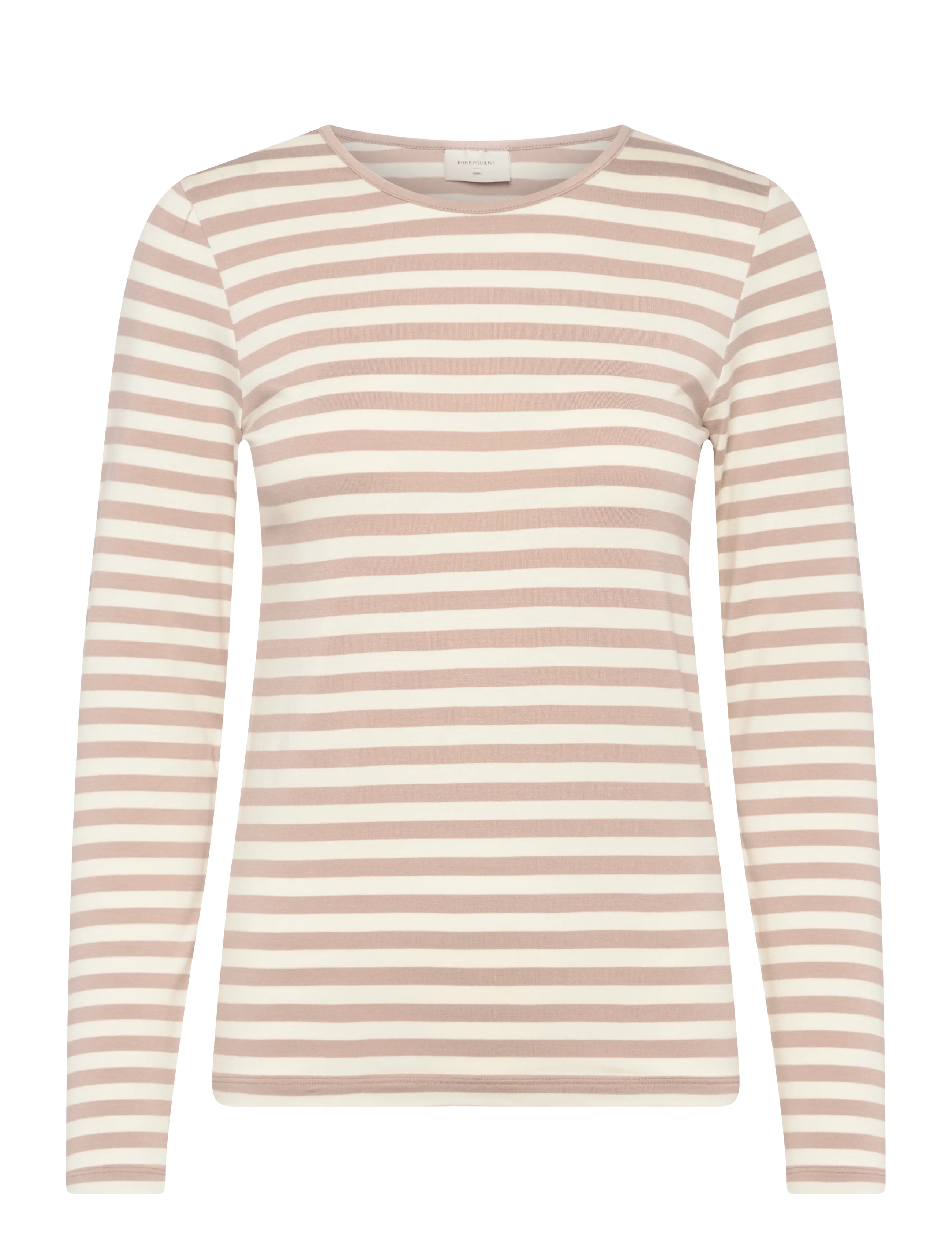FREE/QUENT FQLIANA-TEE - Angebote - SIMPLY TAUPE W. STAR OFF-WHITE / beige