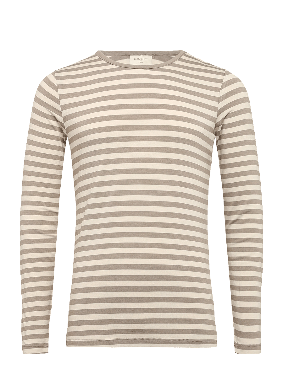 FREE/QUENT - FQLIANA-TEE - hauts à manches longues - desert taupe w. moonbeam - 0