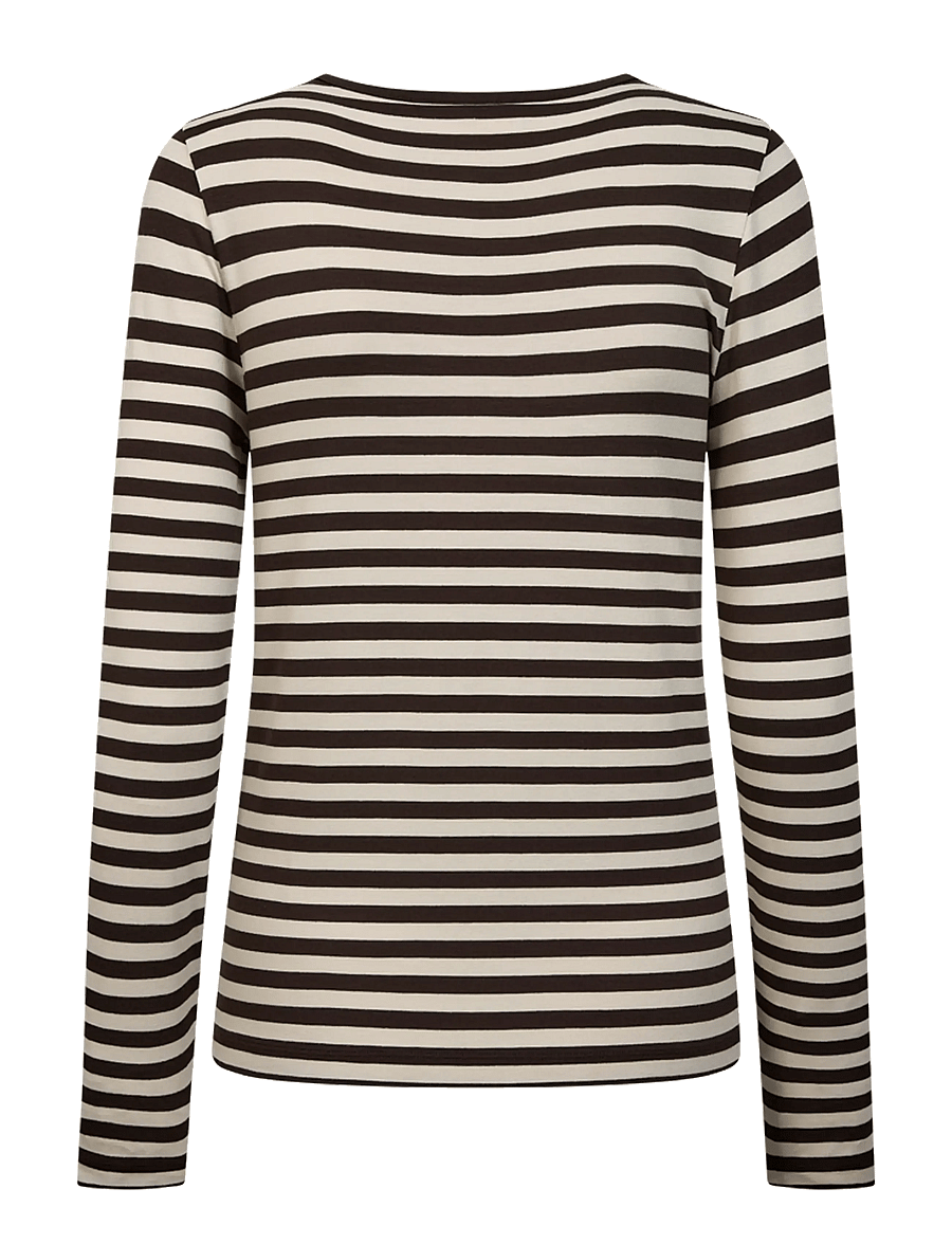 FREE/QUENT - FQLIANA-TEE - langärmlige tops - mole w. moonbeam - 1