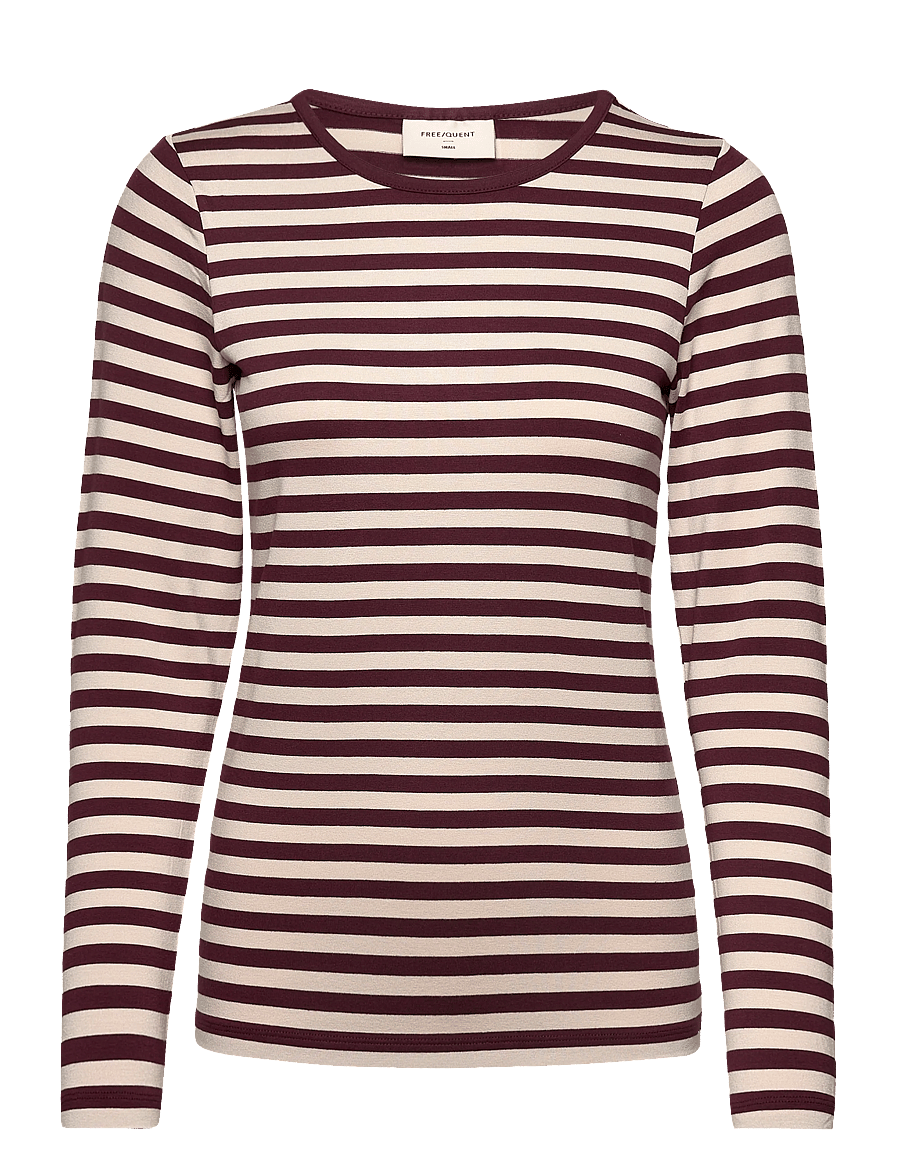 FREE/QUENT - FQLIANA-TEE - långärmade toppar - port royale w. moonbeam - 0