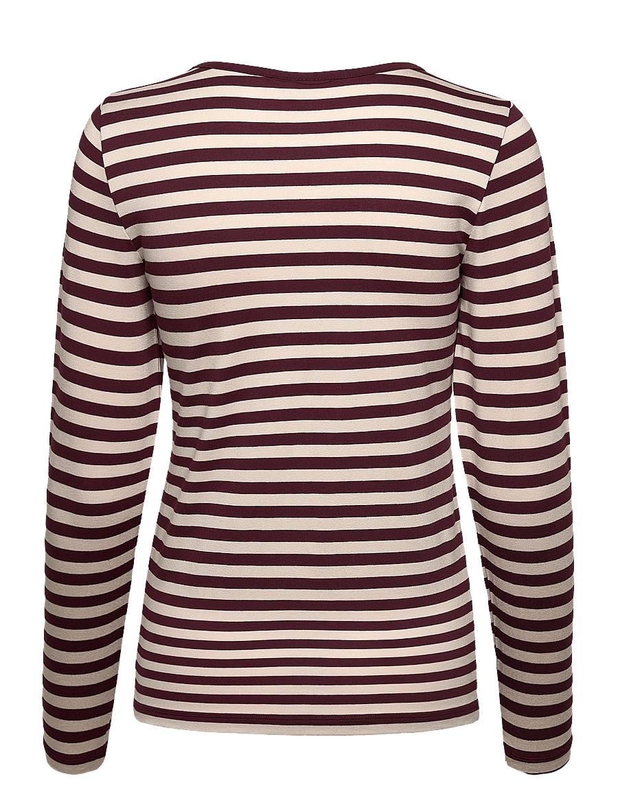FREE/QUENT - FQLIANA-TEE - långärmade toppar - port royale w. moonbeam - 1