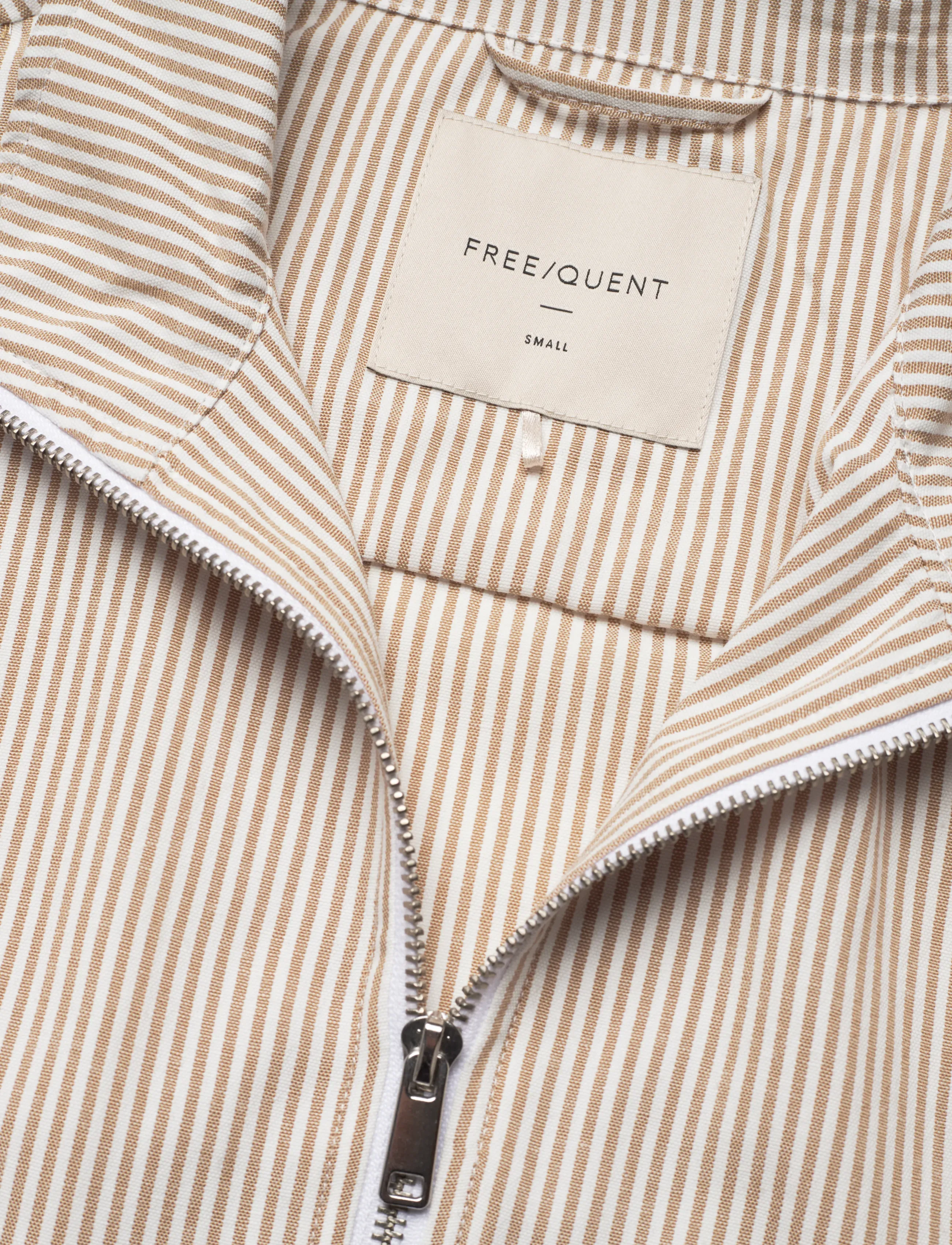 FREE/QUENT - FQKARO-JACKET - star off-white w. silver mink - 2