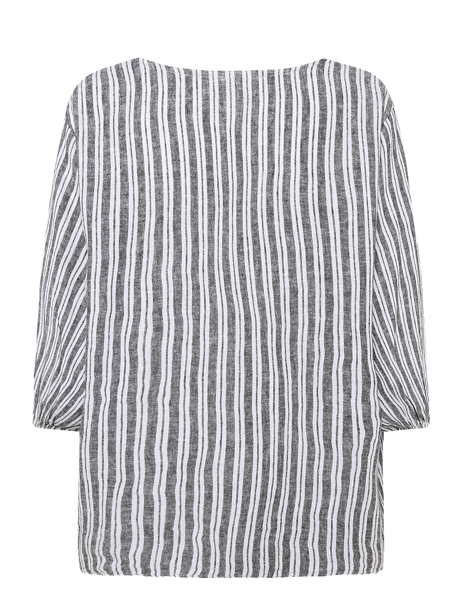FREE/QUENT - FQLAVA-BLOUSE - coffee bean w. brilliant white - 1