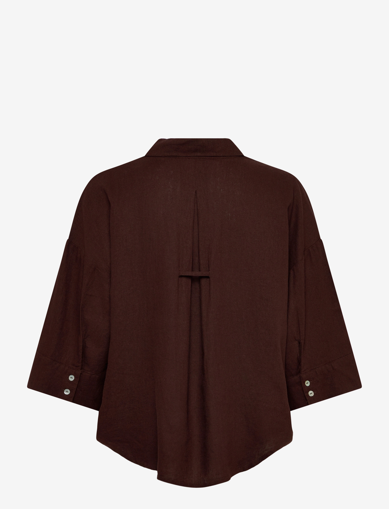 FREE/QUENT - FQLAVA-SHIRT - leinenhemden - coffee bean - 2