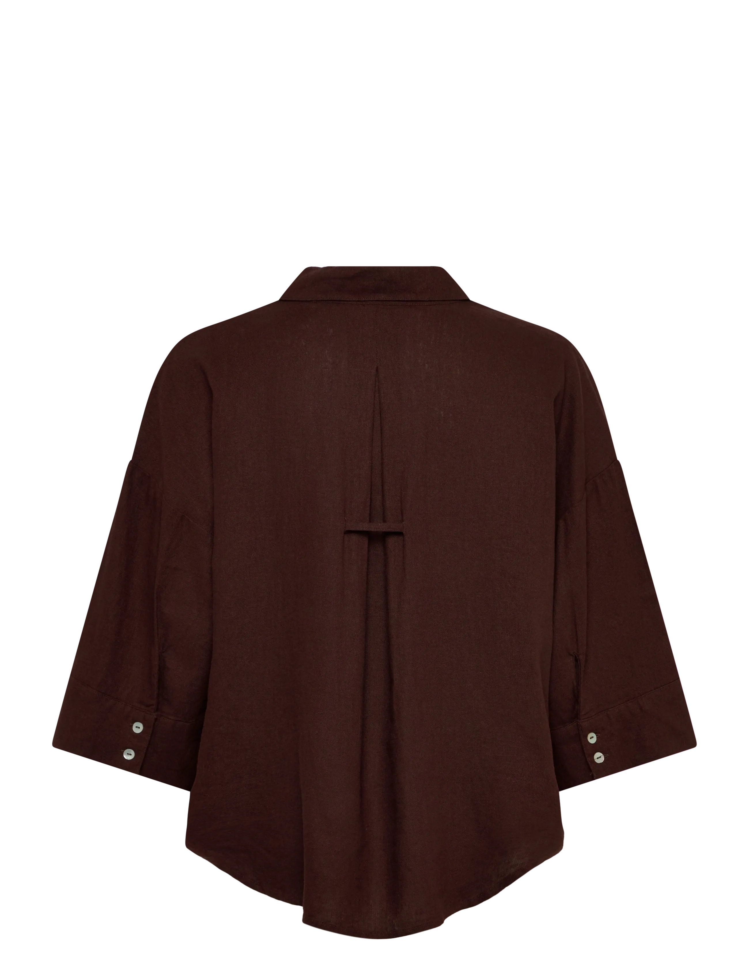 FREE/QUENT - FQLAVA-SHIRT - linneskjortor - coffee bean - 2