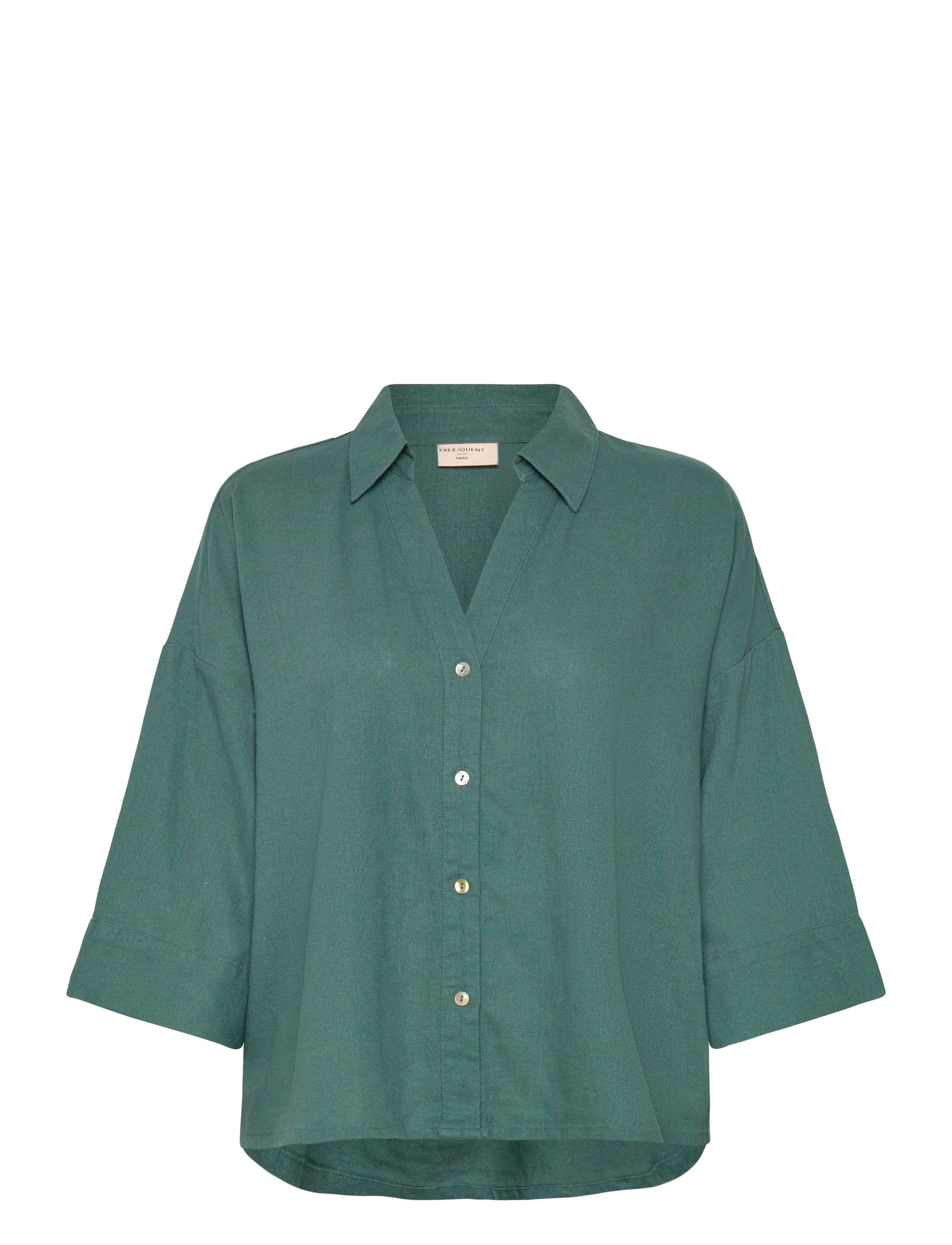 FREE/QUENT FQLAVA-SHIRT - Vêtements - DARK FOREST / green