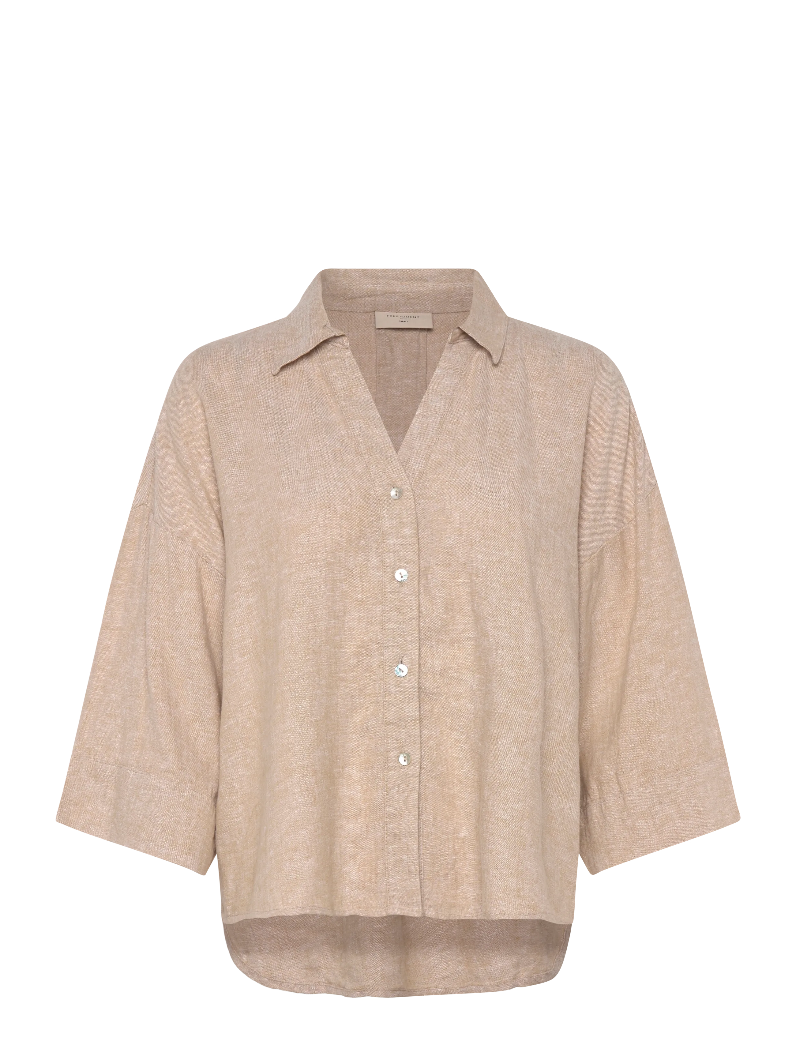 FREE/QUENT FQLAVA-SHIRT - Kampagne - SAND MELANGE / beige