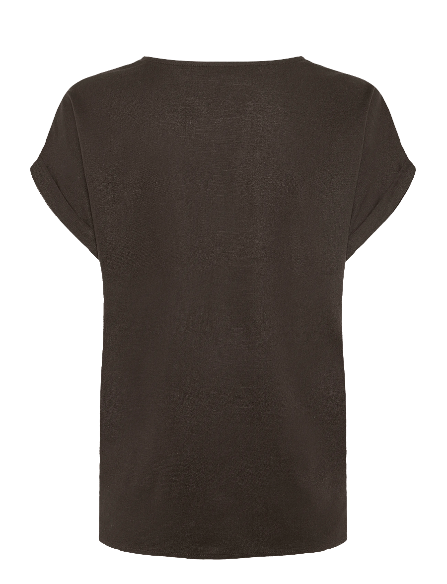 FREE/QUENT - FQLANEY-BLOUSE - kortærmede bluser - coffee bean - 2