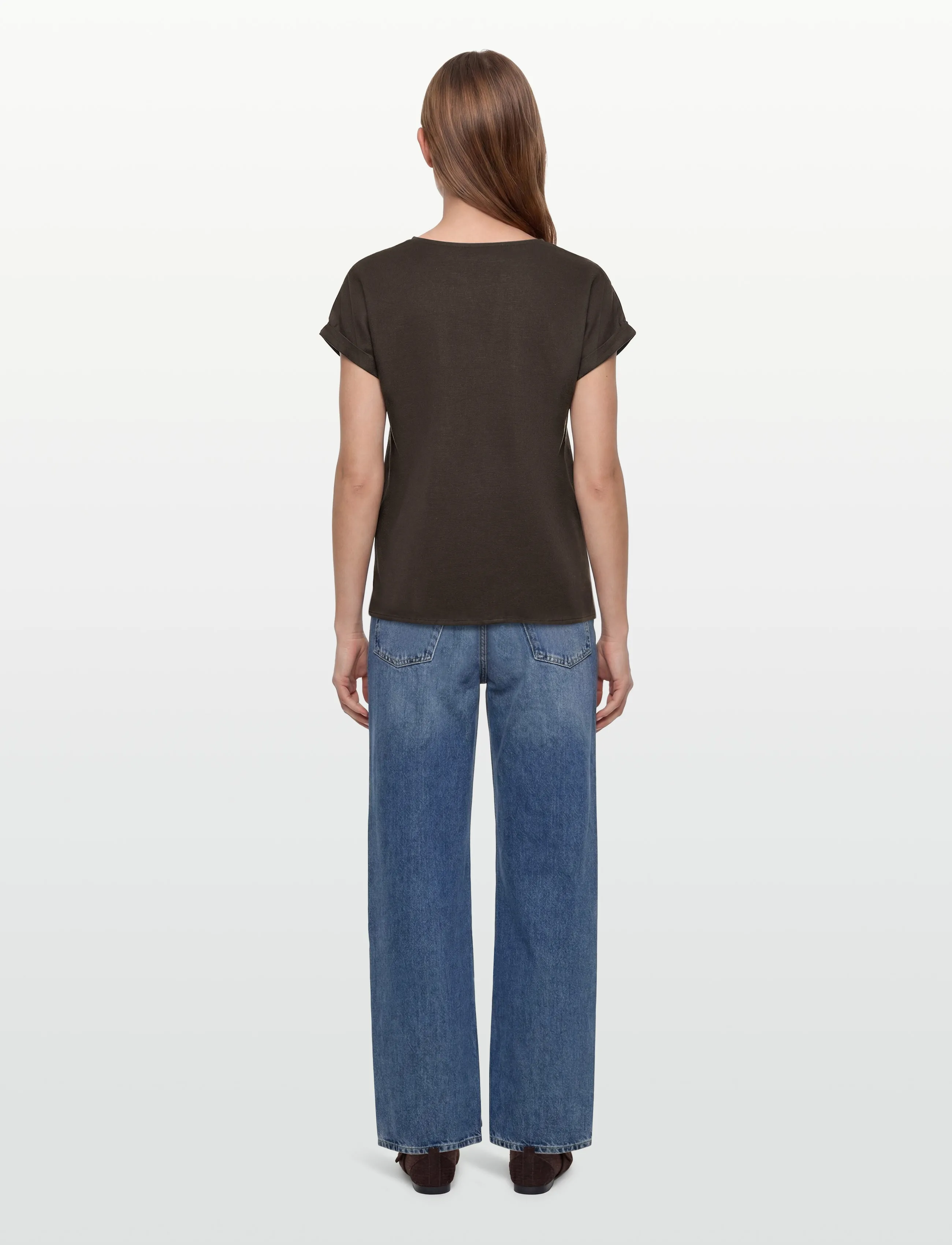 FREE/QUENT - FQLANEY-BLOUSE - kortærmede bluser - coffee bean - 4