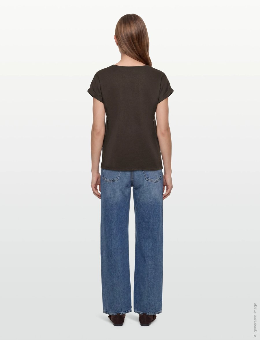 FREE/QUENT - FQLANEY-BLOUSE - kortærmede bluser - coffee bean - 4