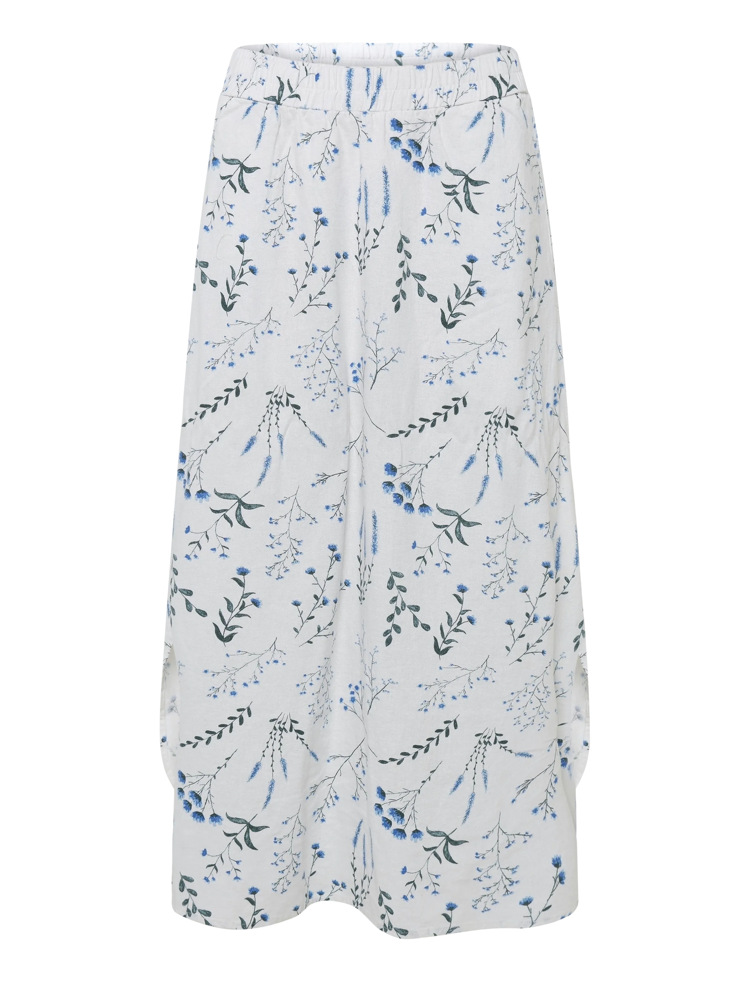 FREE/QUENT FQLALUNA-SKIRT - Röcke - BRILLIANT WHITE W. BLUE BELL / white