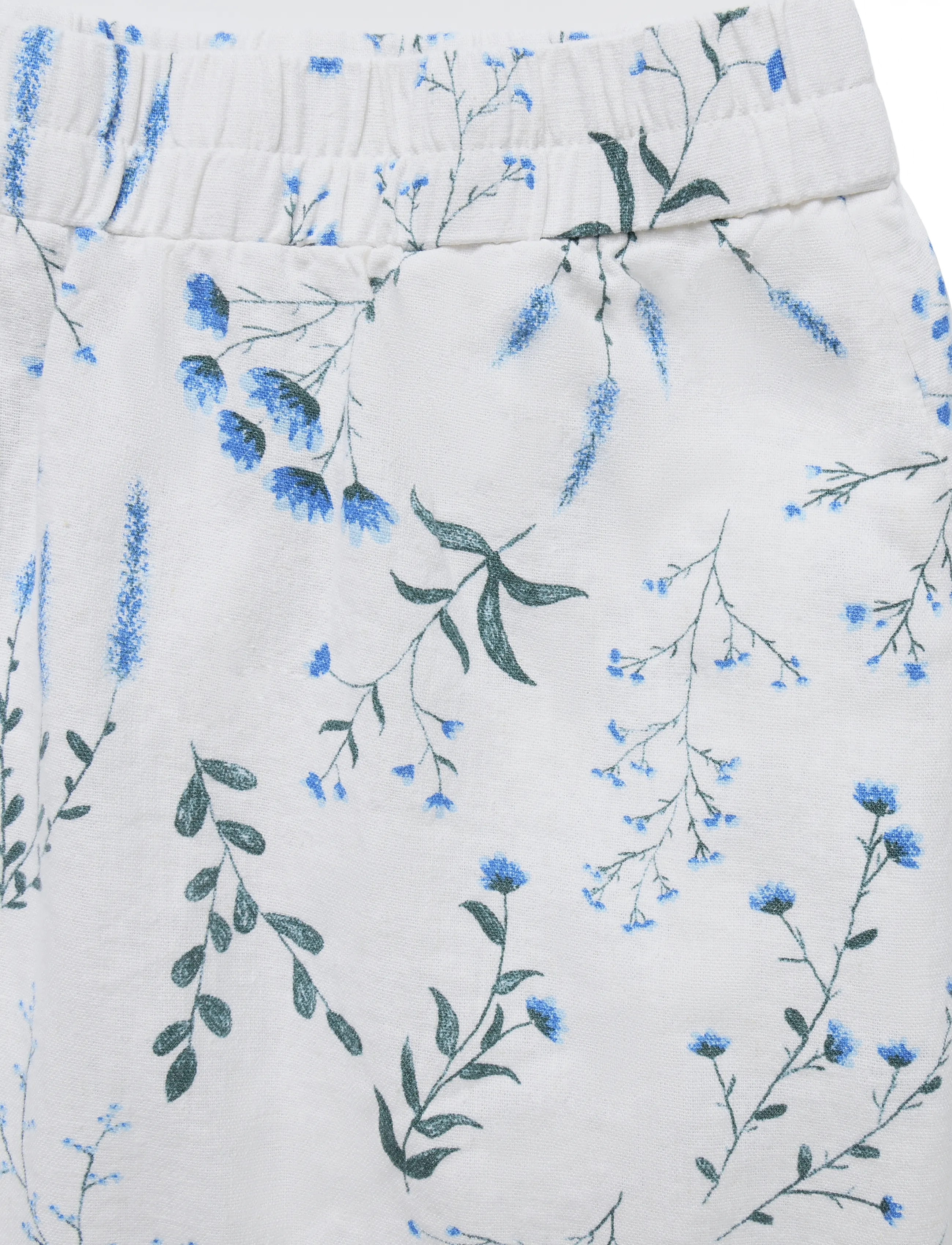 FREE/QUENT - FQLALUNA-SKIRT - maksiseelikud - brilliant white w. blue bell - 5